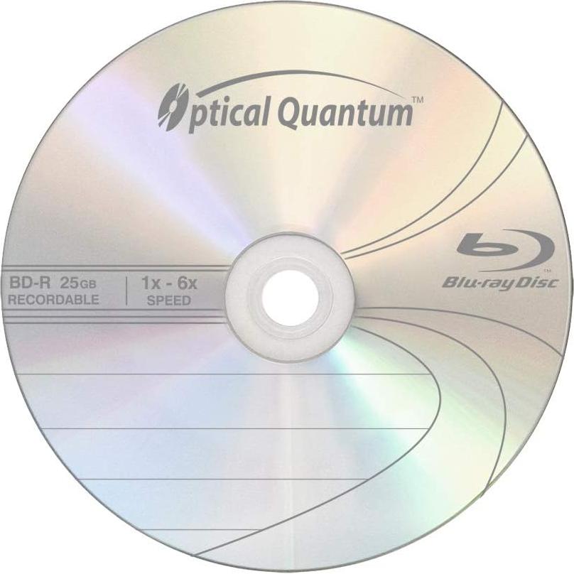 Discos Blu-Ray Grabables Optical Quantum OQBDR06LT-50 25GB 50 Unidades