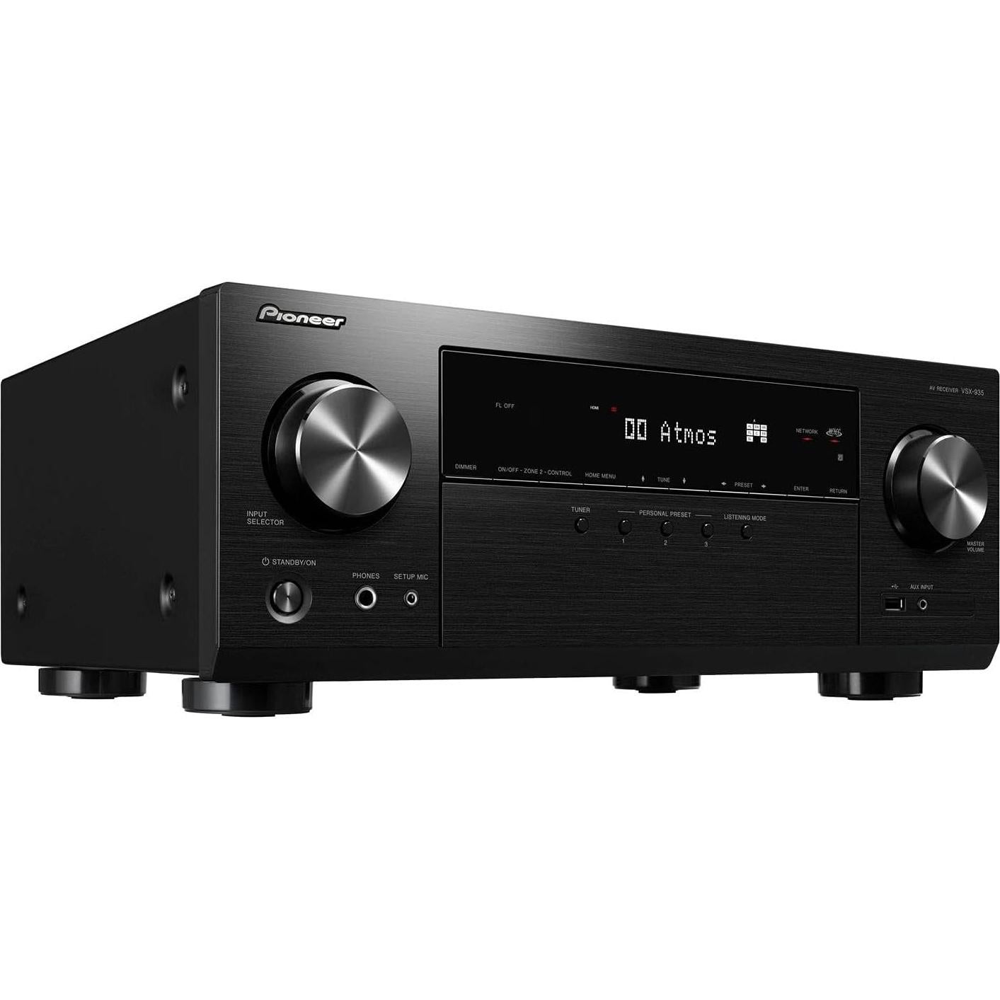 Receptor de Sonido Surround Pioneer VSX-935 7.2 Canales Dolby Atmos
