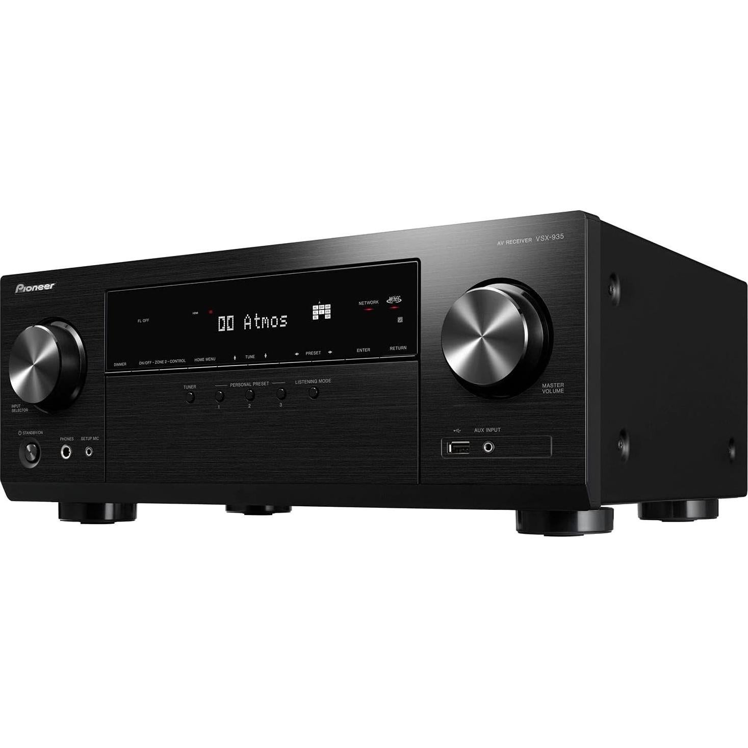 Receptor de Sonido Surround Pioneer VSX-935 7.2 Canales Dolby Atmos