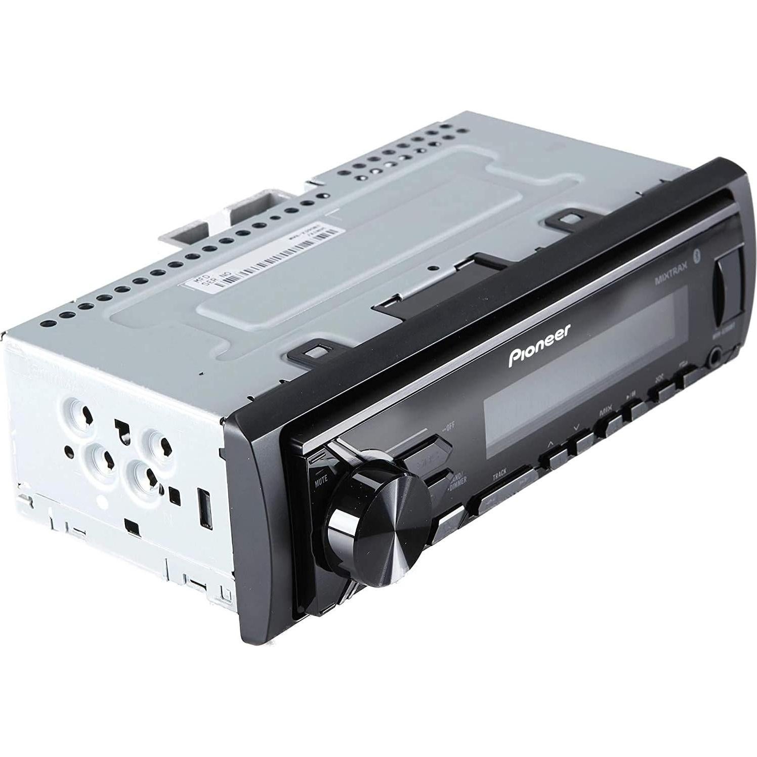 Receptor de Medios Digitales Pioneer MVH-X390BT con Bluetooth y Cable Zonoz 3 en 1