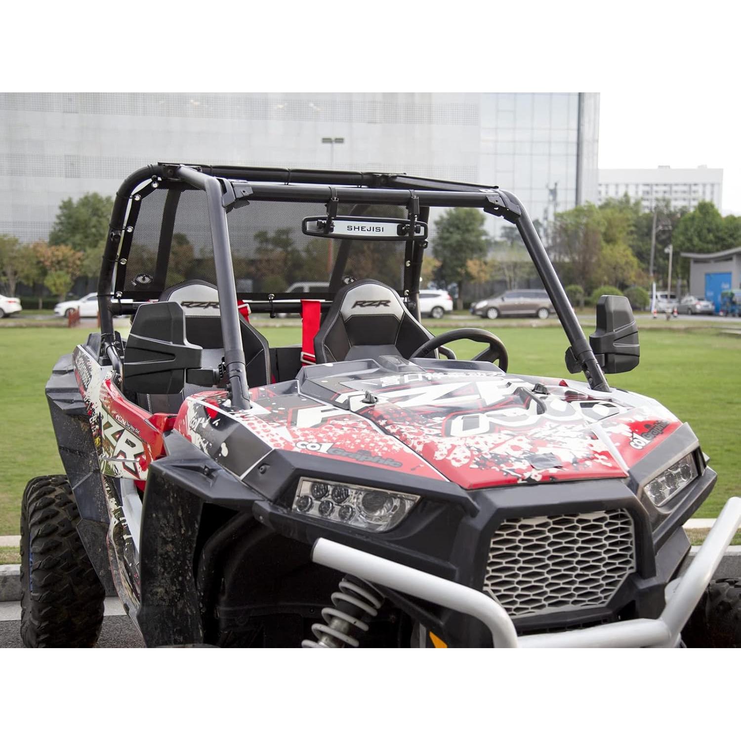 Espejos Laterales UTV SHEJISI RH, Ajuste Automático, 21.6x13.5 cm