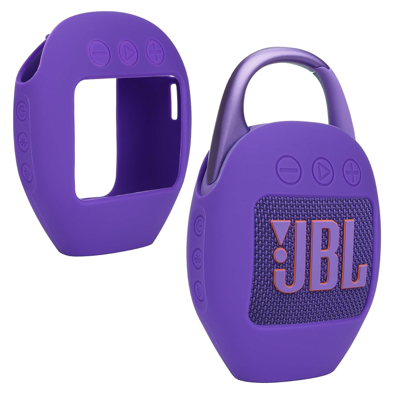 Funda de Silicona y Dura Lebakort para JBL Clip 5 y 4