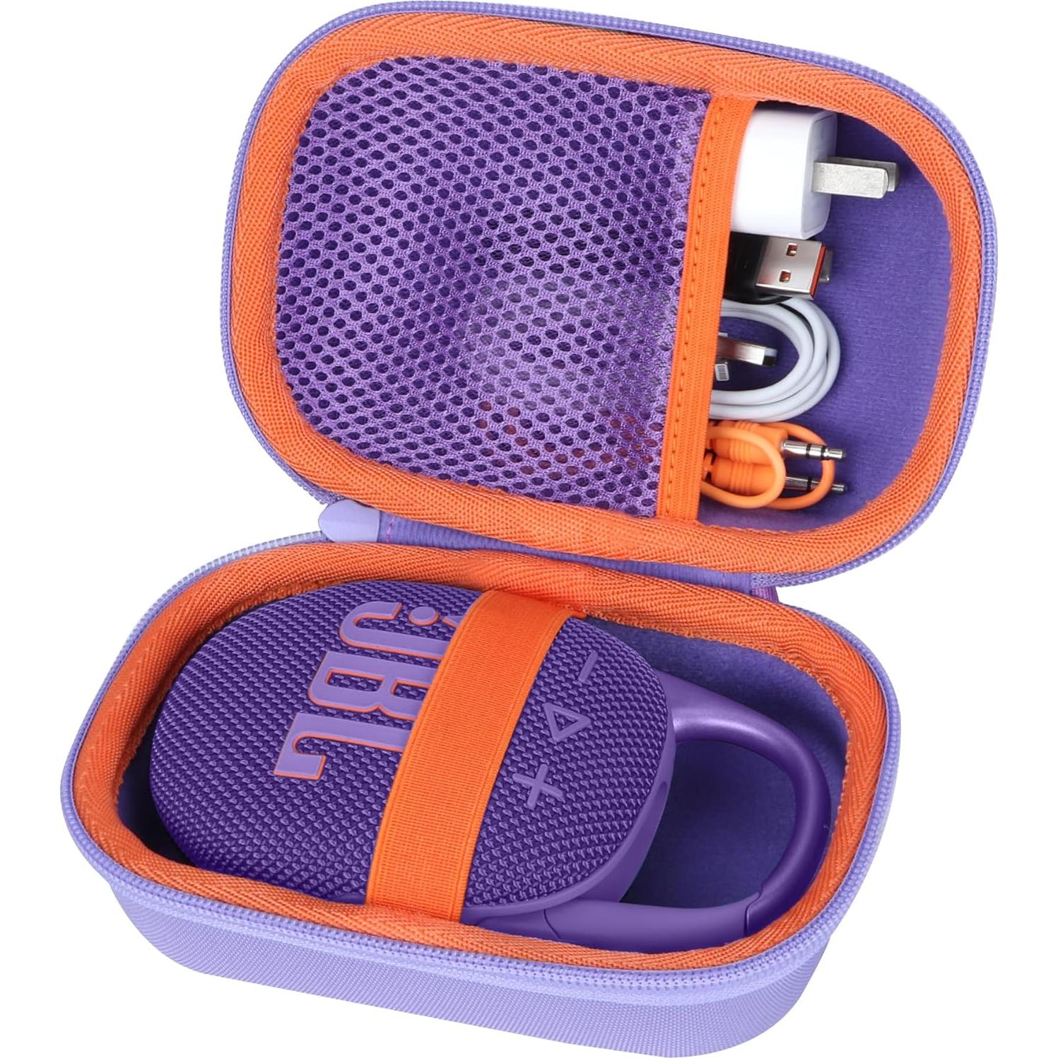 Funda de Silicona y Dura Lebakort para JBL Clip 5 y 4