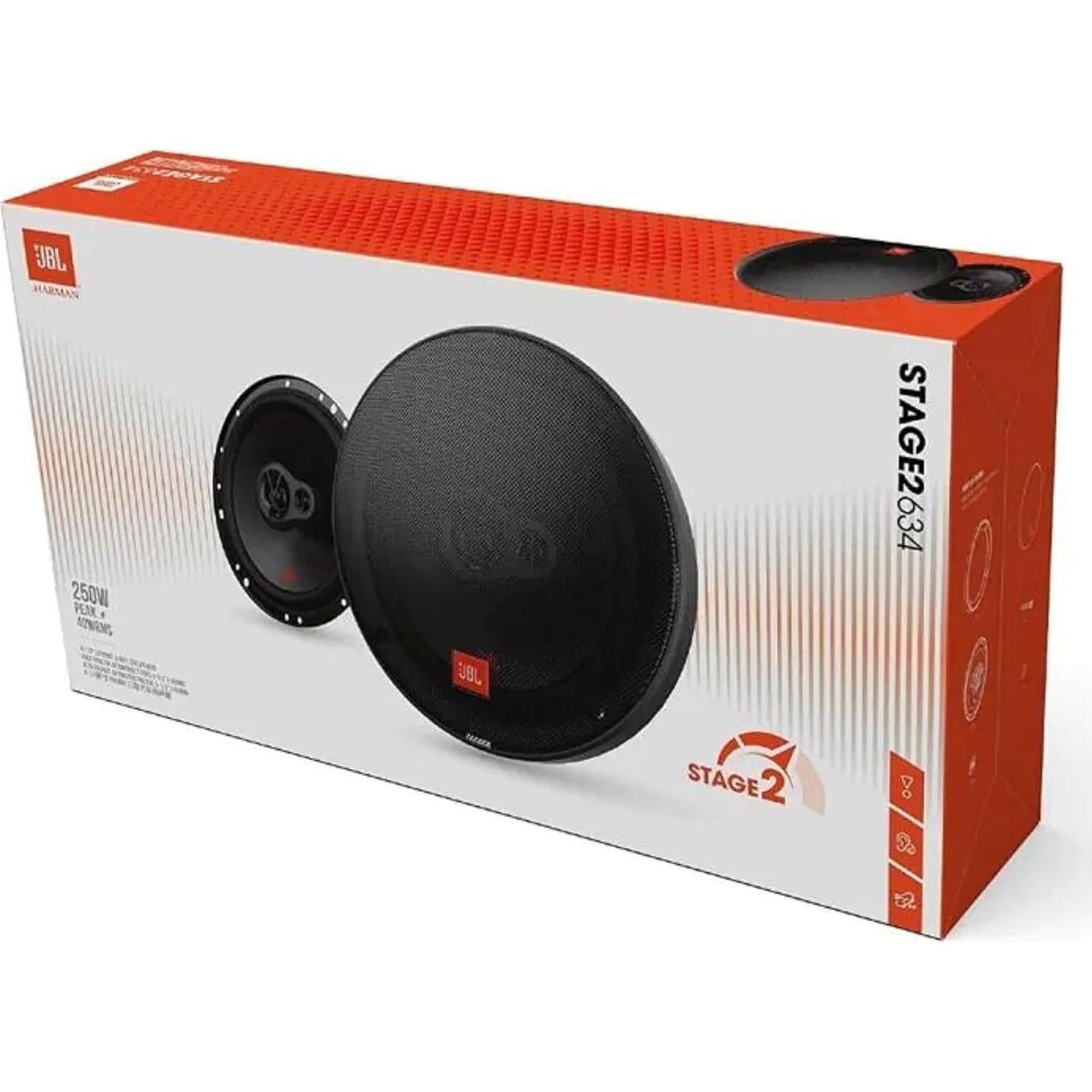 Altavoces Coaxiales JBL Stage 602 135W 6.5" 4 Ohmios