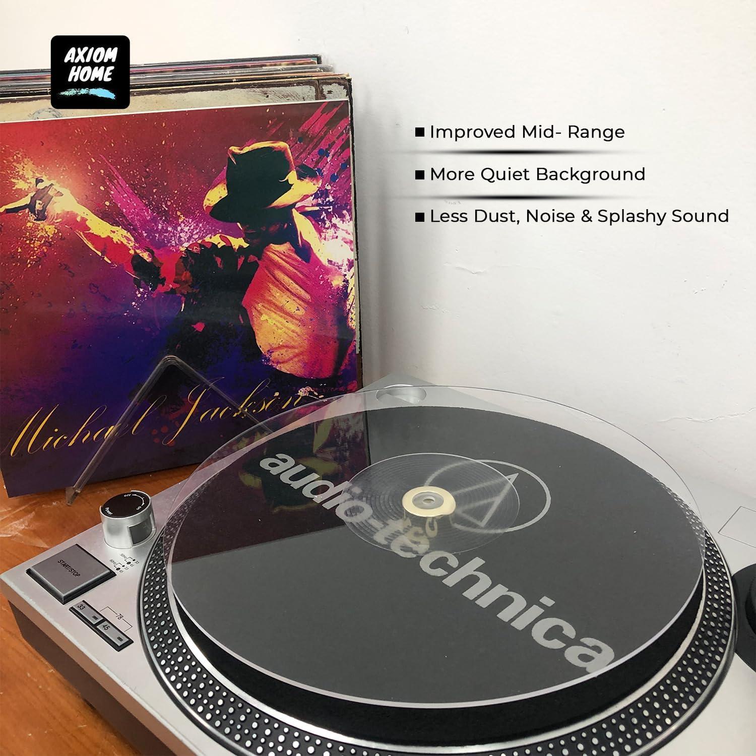 Alfombrilla Antideslizante Acrílica SpinTunes 30 cm para Tocadiscos