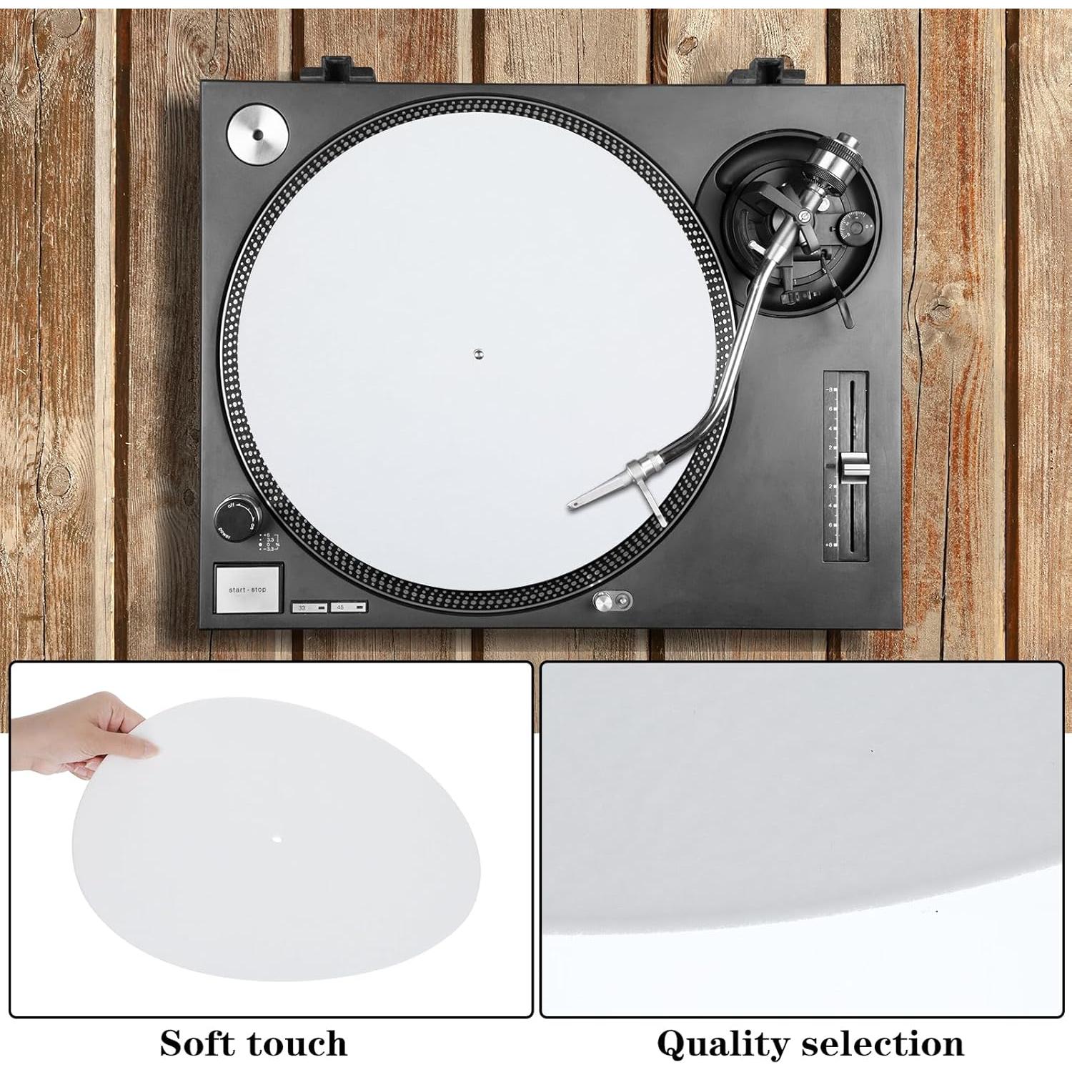 Alfombrillas Antideslizantes para Tocadiscos Vism0LoM 30 cm 2 Piezas