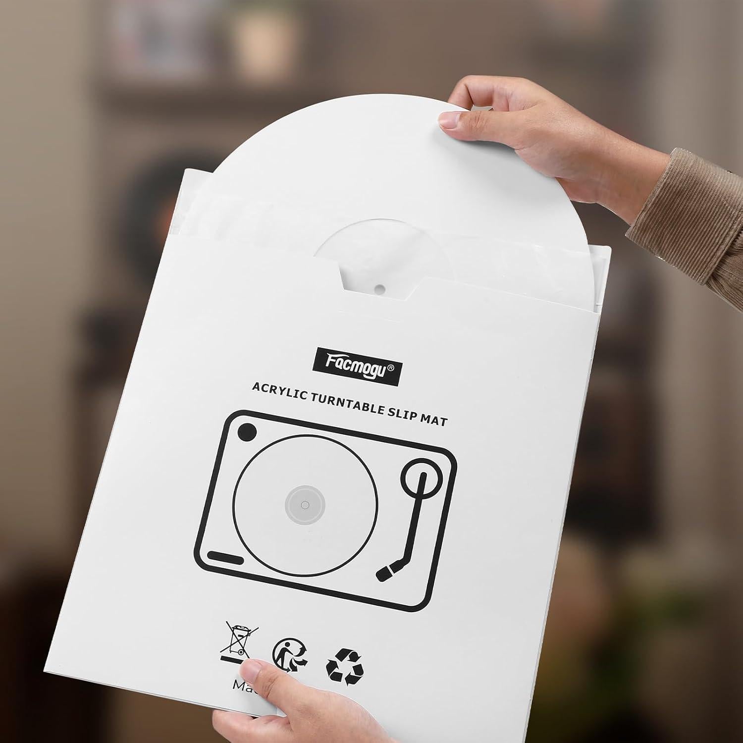Alfombrilla de Acrílico 3mm Facmogu para Giradiscos 30.48cm