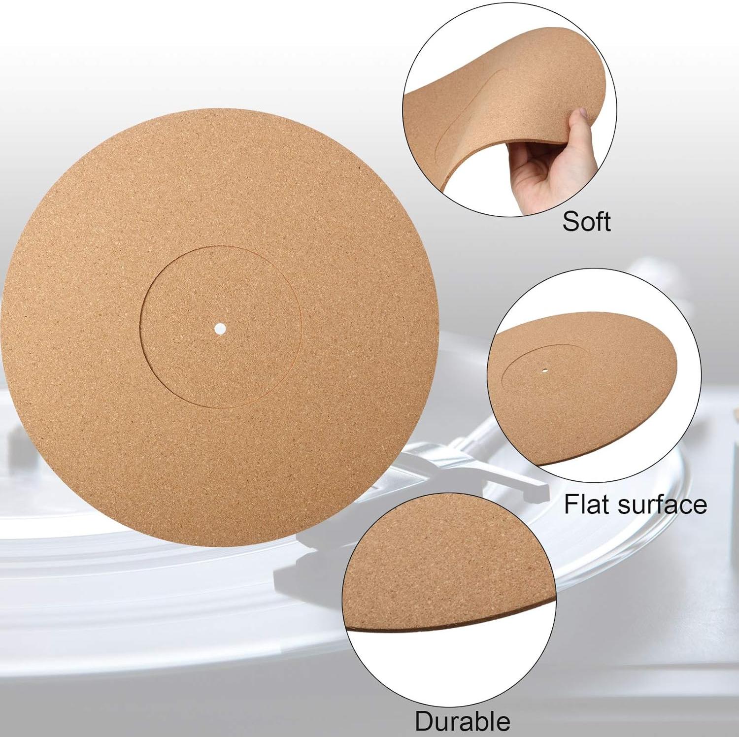 Alfombrillas de Corcho para Giradiscos Outus - 3 Piezas 30.48 cm