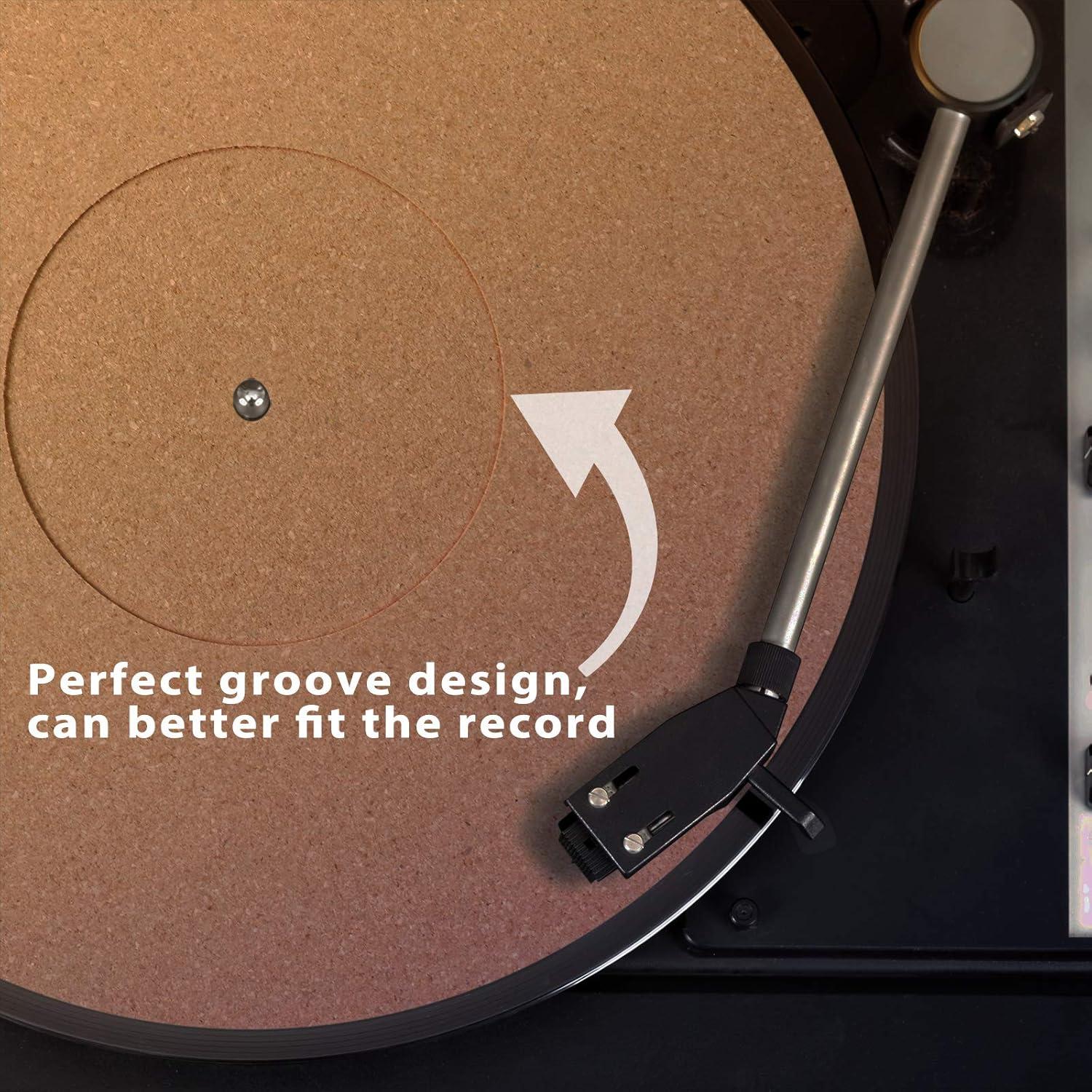 Alfombrillas de Corcho para Giradiscos Outus - 3 Piezas 30.48 cm