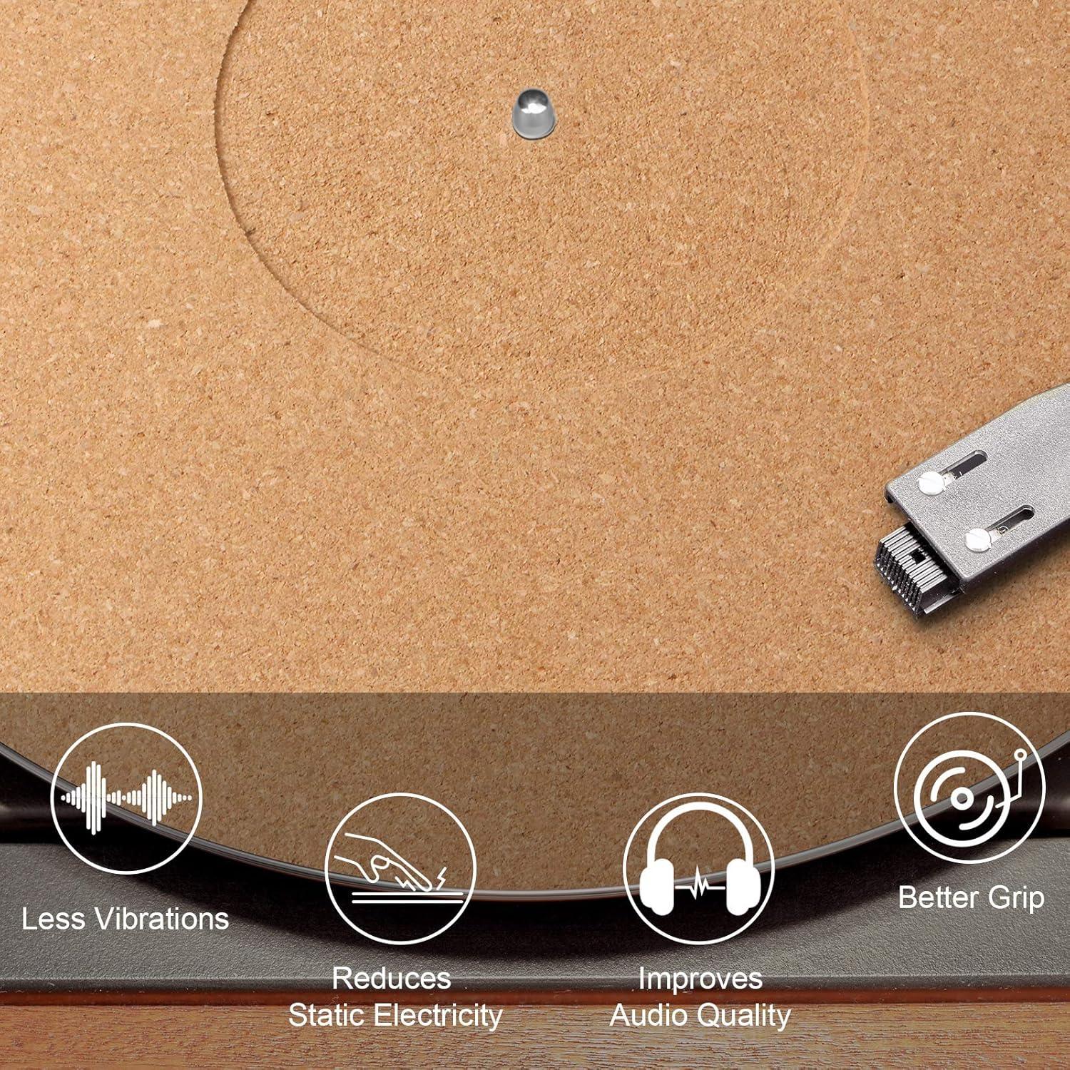 Alfombrillas de Corcho para Giradiscos Outus - 3 Piezas 30.48 cm