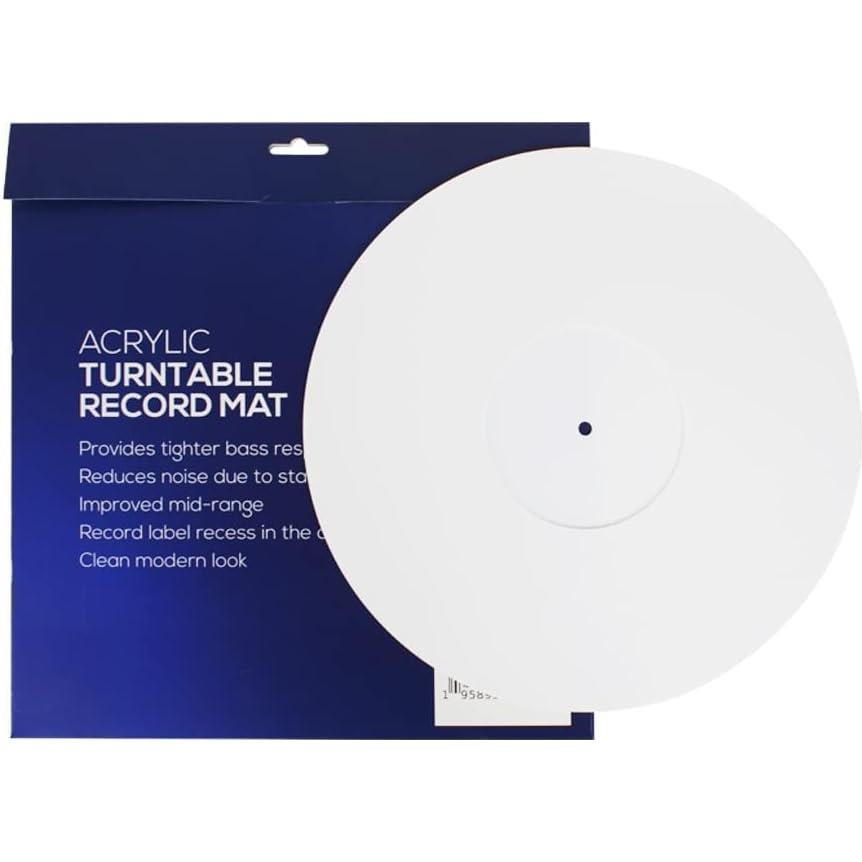 Alfombrilla de Acrílico Break Tradition para Tocadiscos Blanco - Mejora Sonido