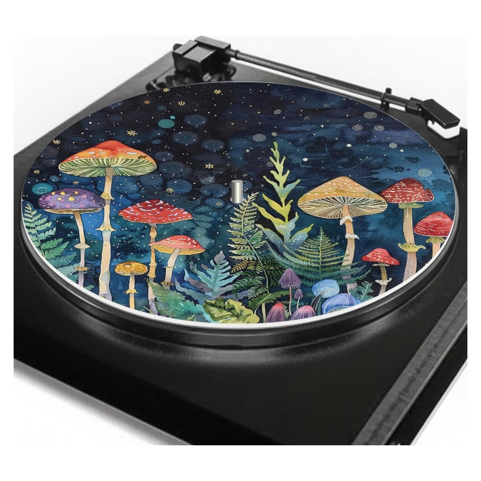 Alfombrilla Antiestática para Tocadiscos GLENLCWE 30cm Colorida