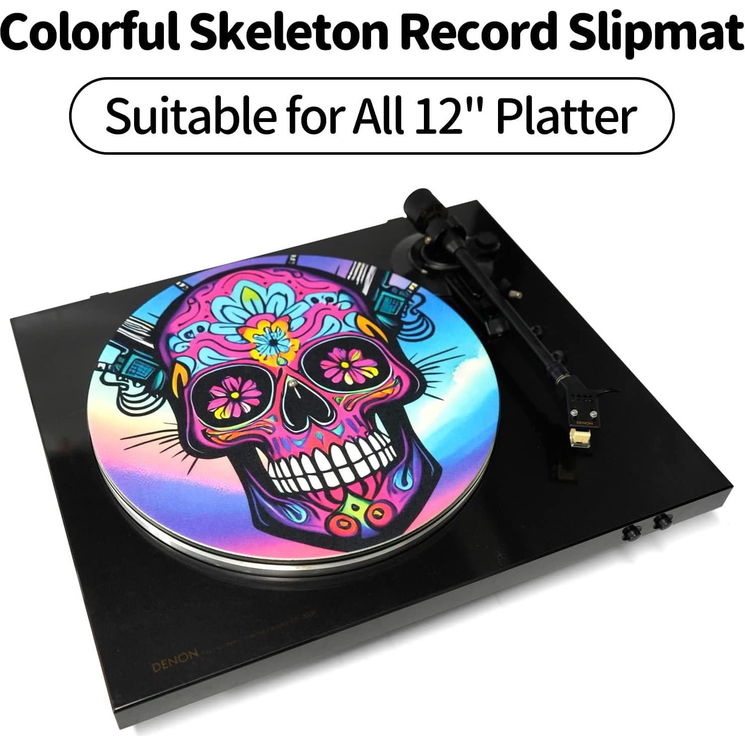 Tapete de Fieltro Antiestático sdroceRyaM 30.48 cm Calavera