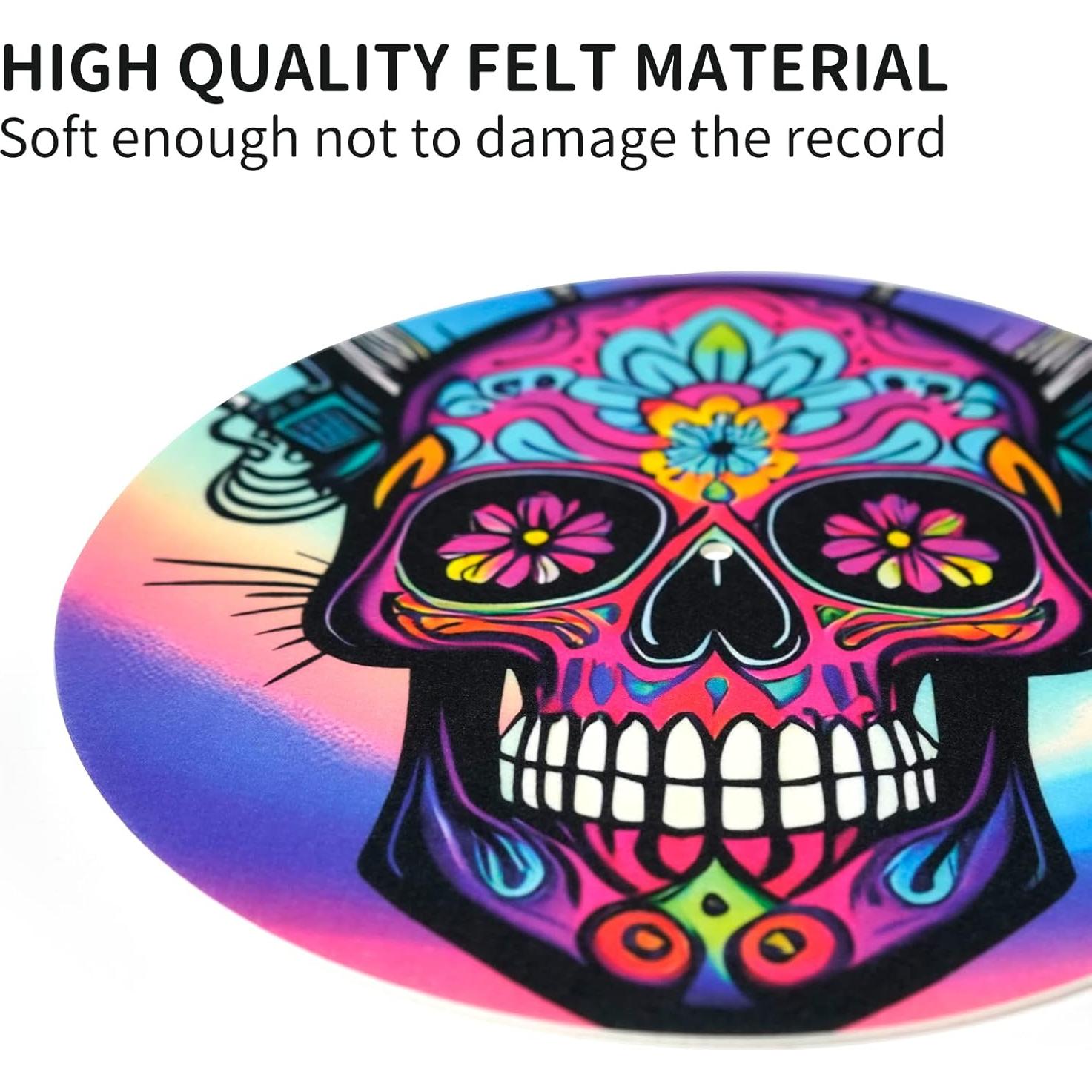 Tapete de Fieltro Antiestático sdroceRyaM 30.48 cm Calavera