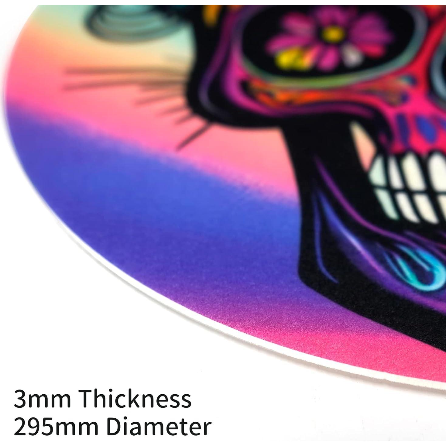 Tapete de Fieltro Antiestático sdroceRyaM 30.48 cm Calavera