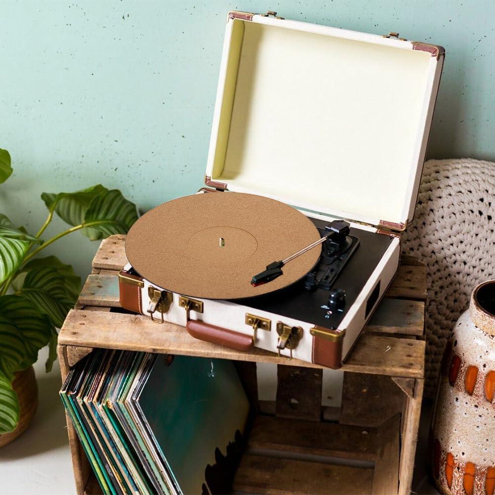 Alfombrilla Antideslizante Joyzan de Corcho para Tocadiscos 295 mm