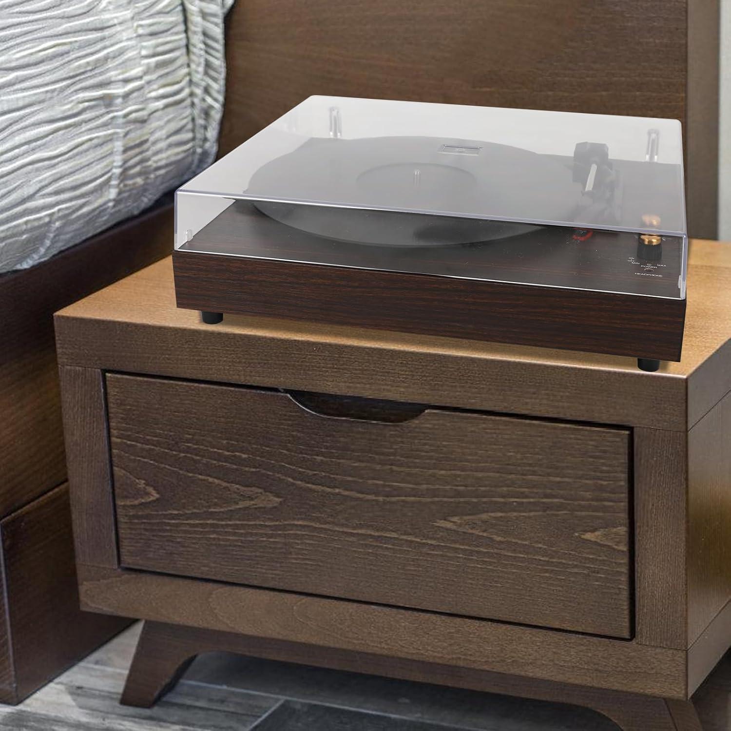 Alfombrilla de Tocadiscos Acrílico 12" Antiestática Musfunny