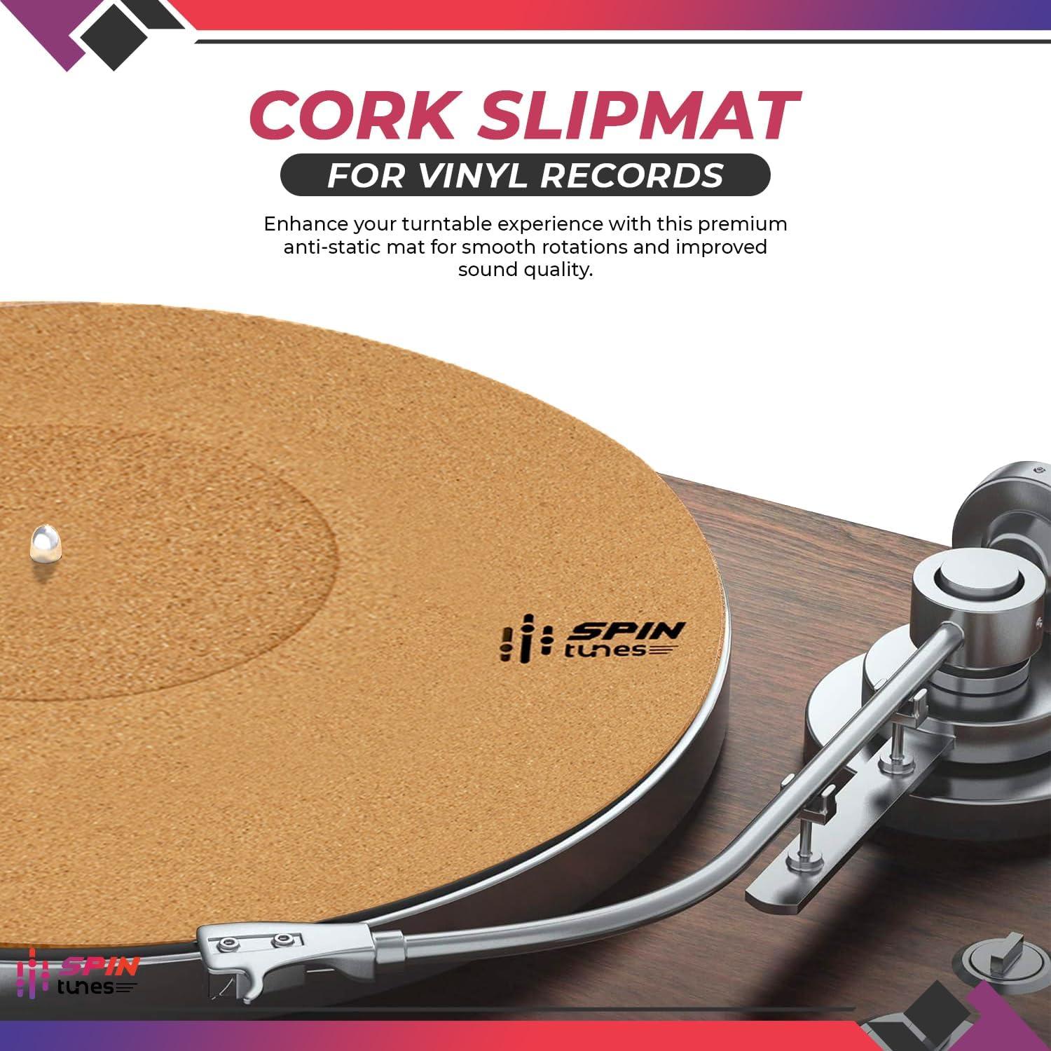 Alfombrilla de Tornamesa de Corcho SpinTunes 30.48 cm Antiestática