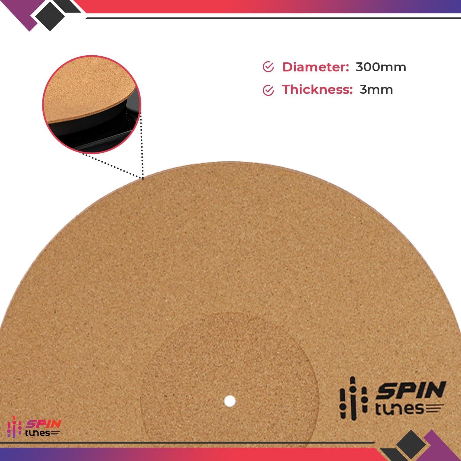 Alfombrilla de Tornamesa de Corcho SpinTunes 30.48 cm Antiestática