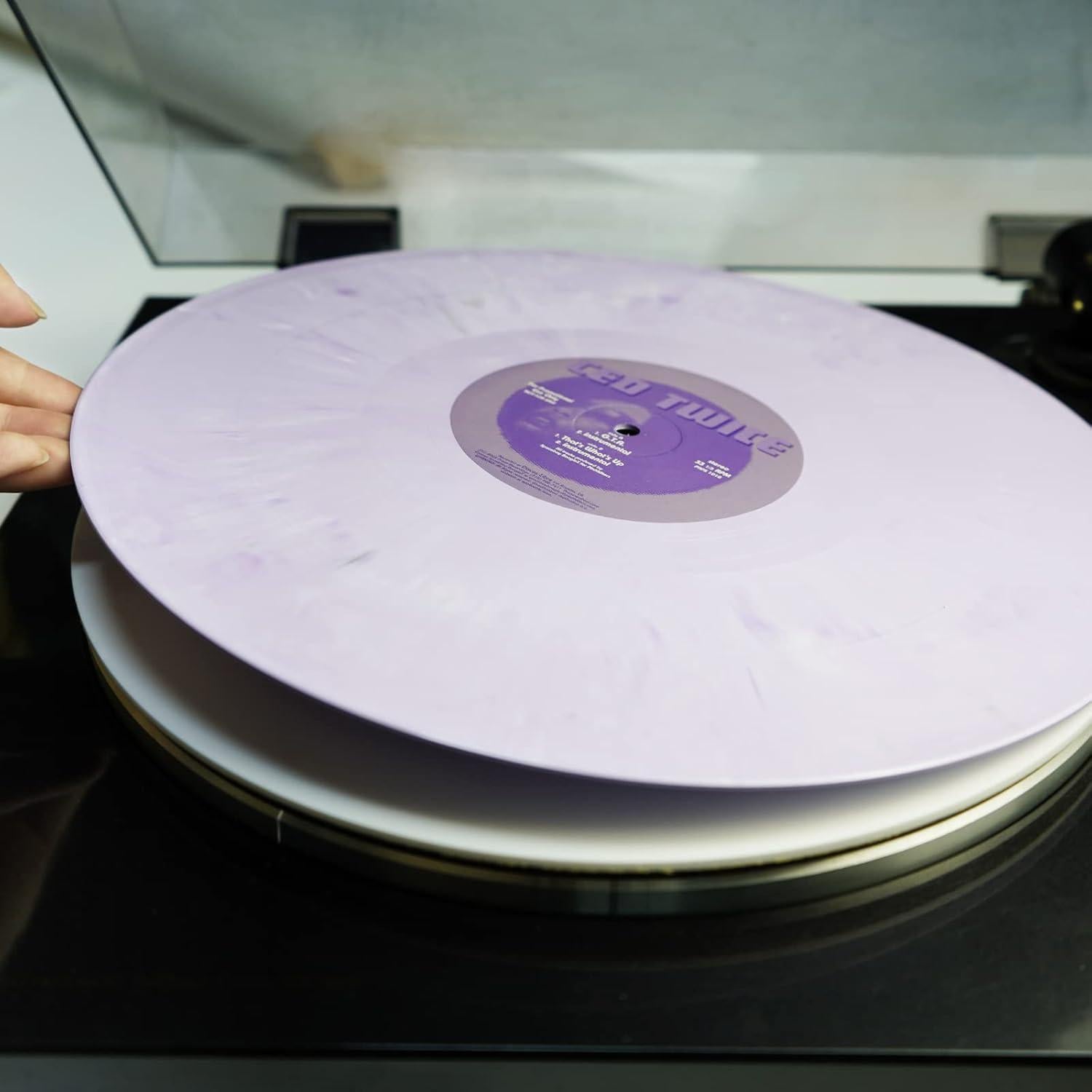 Alfombrilla Antiestática para Turntable 30 cm sdroceRyaM Blanco