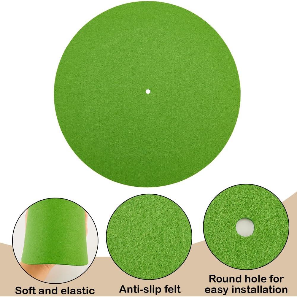 Almohadillas de Fieltro para Giradiscos CRASPIRE 29.5 cm 2 Pcs