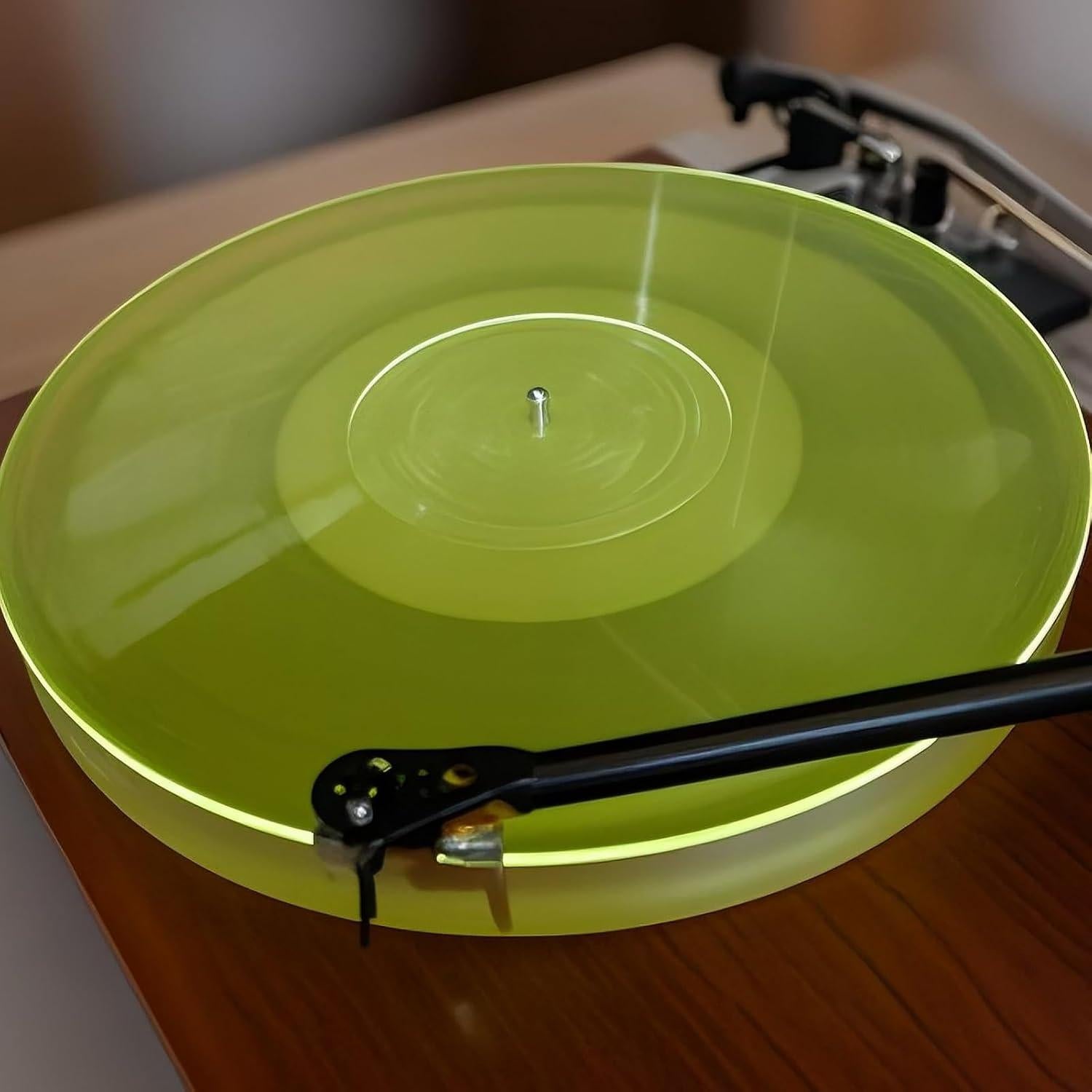 Alfombrilla de Acrílico Verde para Tocadiscos Mesenia 29.83 cm