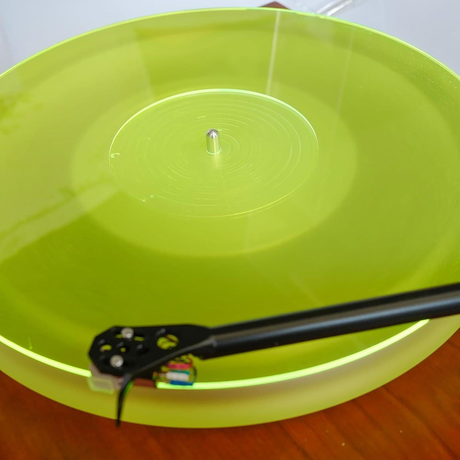 Alfombrilla de Acrílico Verde para Tocadiscos Mesenia 29.83 cm