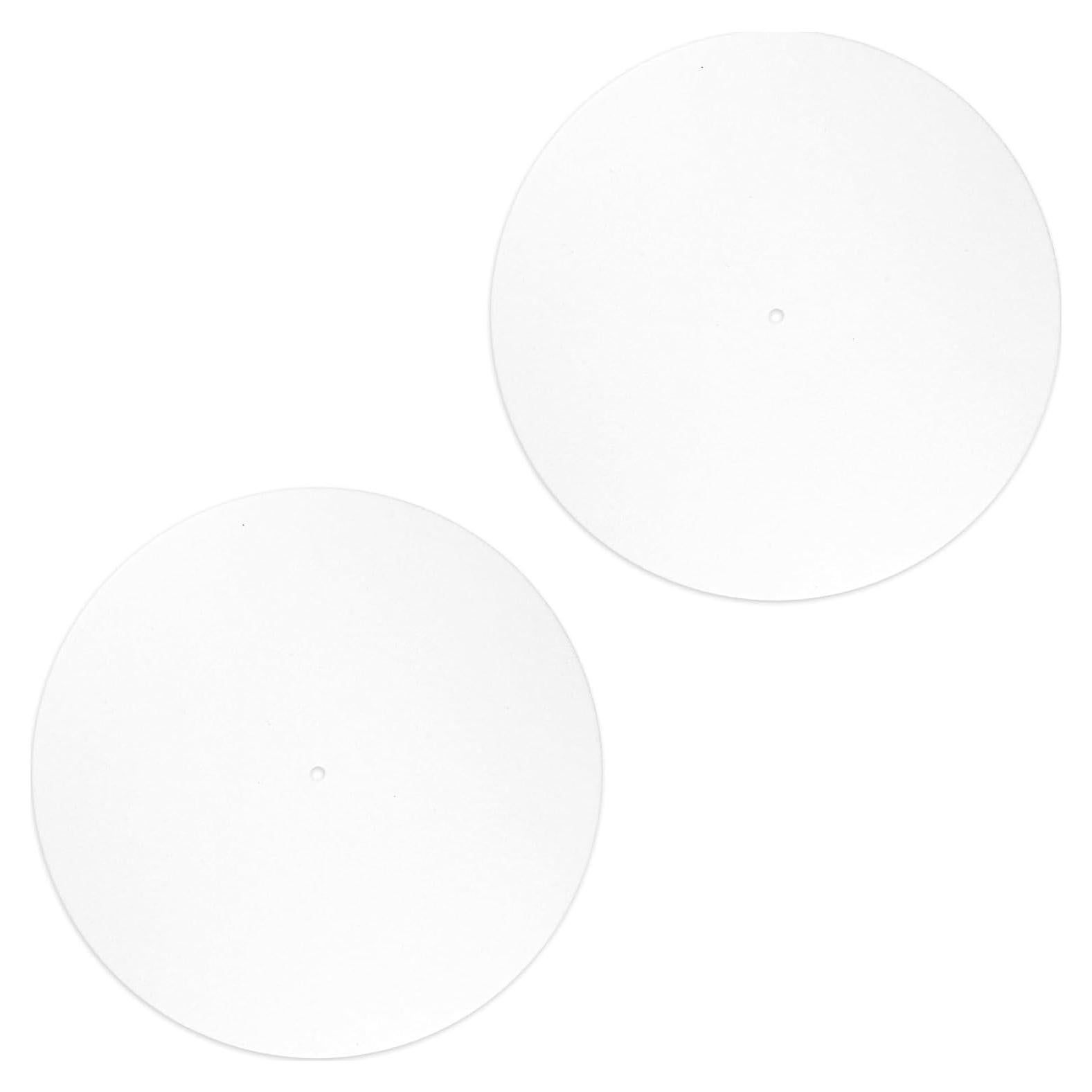2 Alfombrillas de Fieltro Antideslizantes para Tocadiscos 30cm