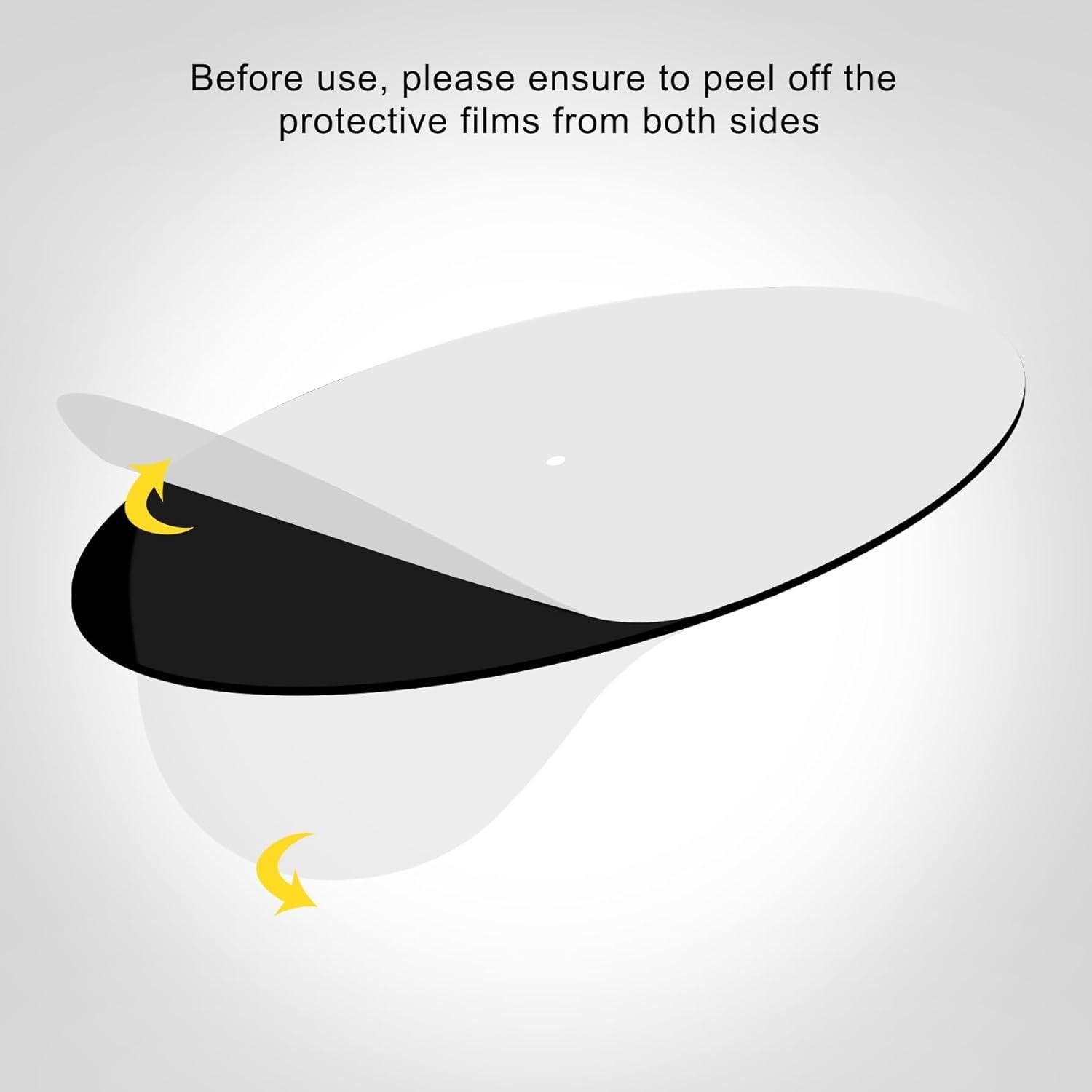 Alfombrilla de Acrílico Rockhouse para Tocadiscos 12" + Mitón