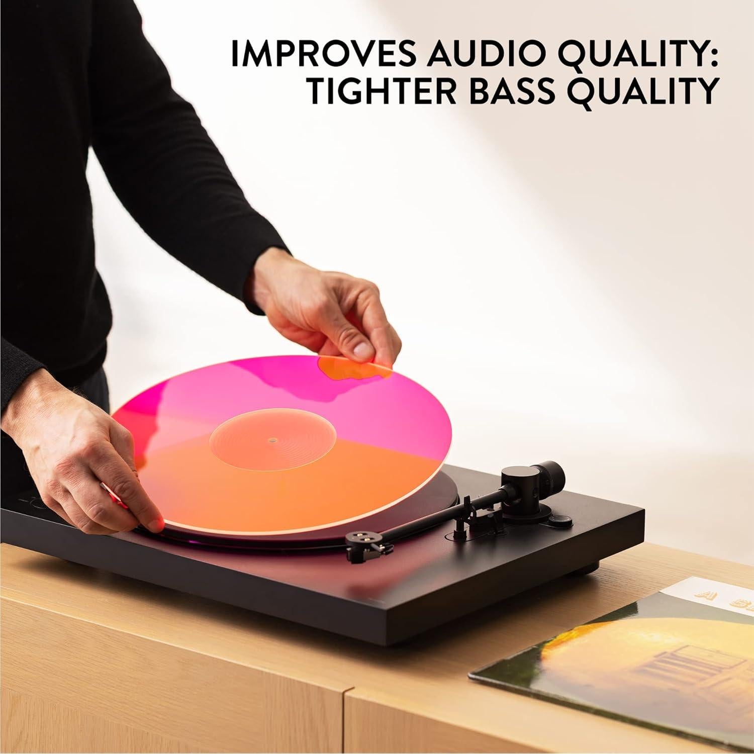 Alfombrilla de Acrílico Big Fudge para Tocadiscos 30.48 cm Rosa