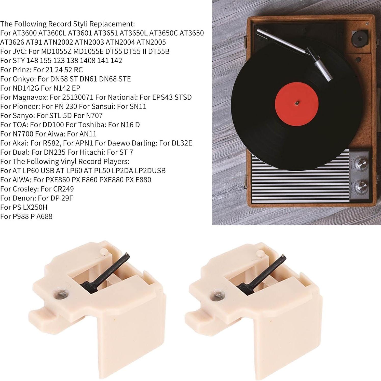 Aguja de Reemplazo para Tocadiscos Audio Technica AT-LP60 USB