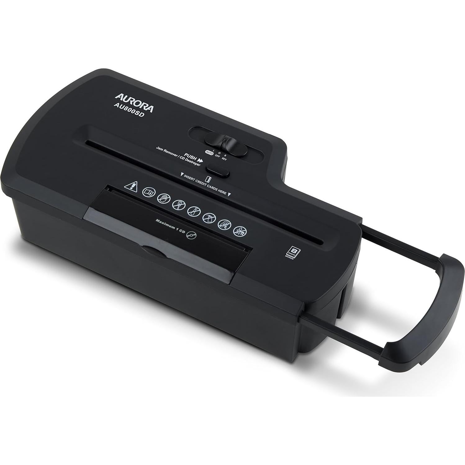 Desgarrador de papel Aurora AU800SD 8 hojas corte en tiras