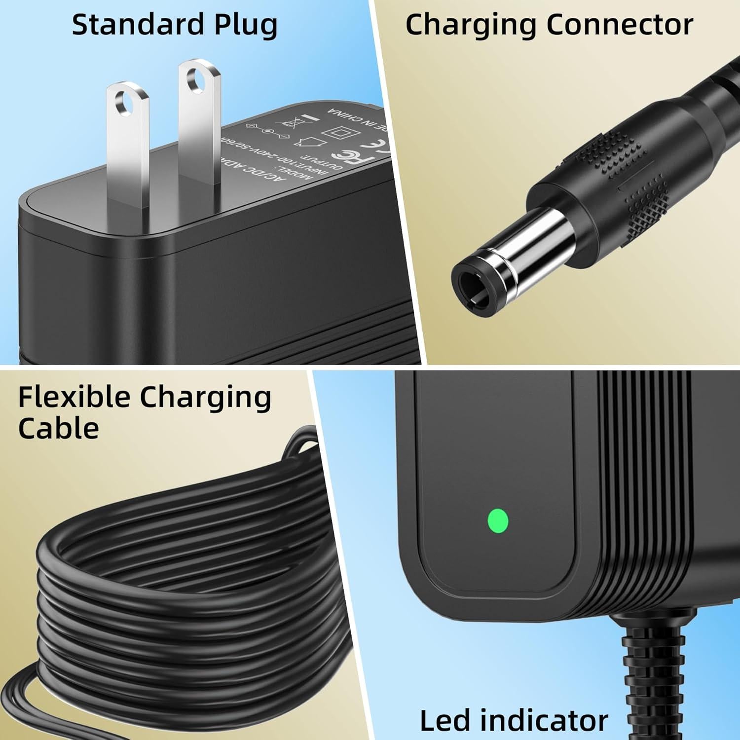 Cable de Alimentación 5V Tesenbai para Tocadiscos Crosley