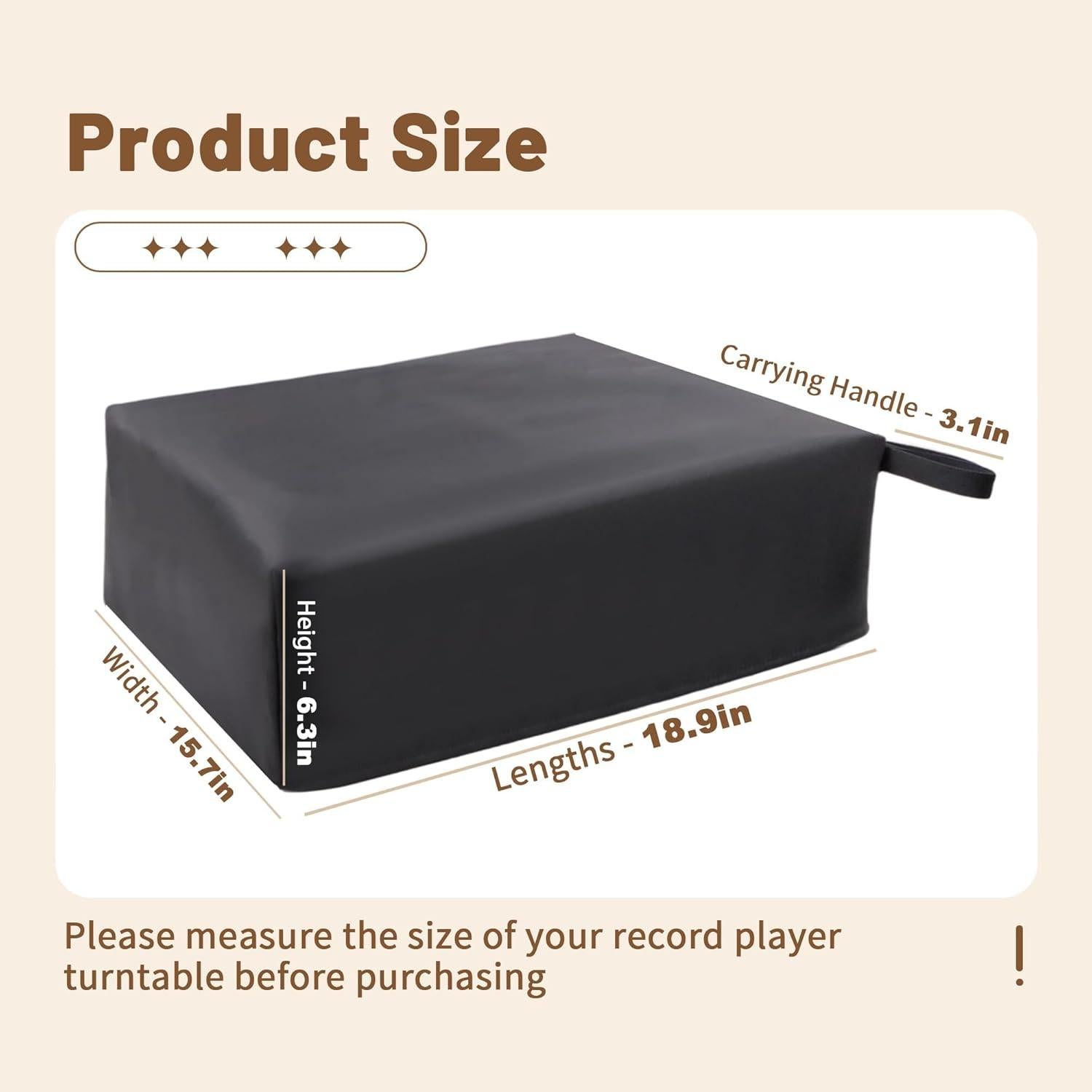 Cubierta de Polvo para Tocadiscos Terixe Nylon Impermeable