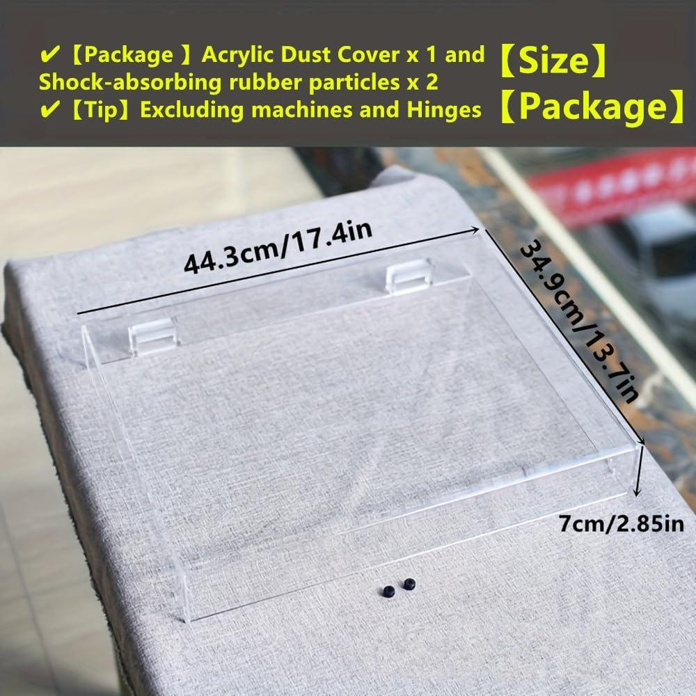 Cubierta de Polvo para Tocadiscos YJNBEST AT-LP120XUSB-BK