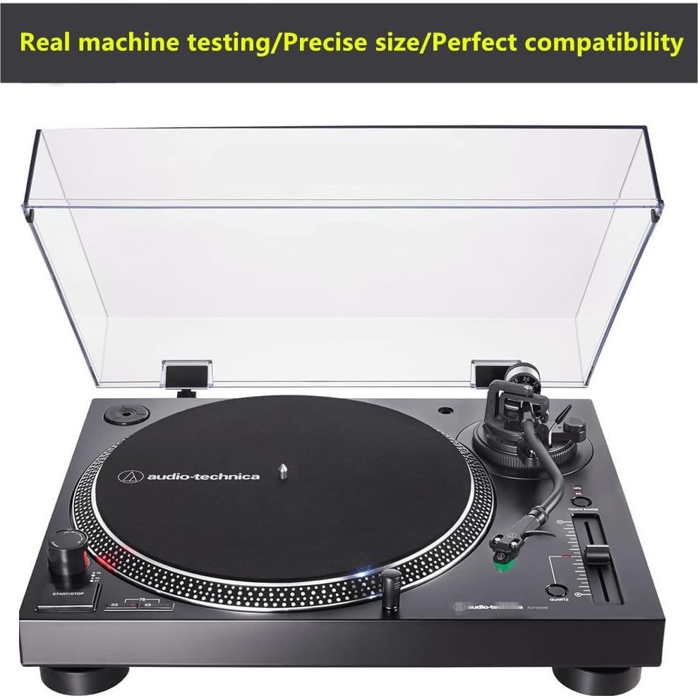 Cubierta de Polvo para Tocadiscos YJNBEST AT-LP120XUSB-BK