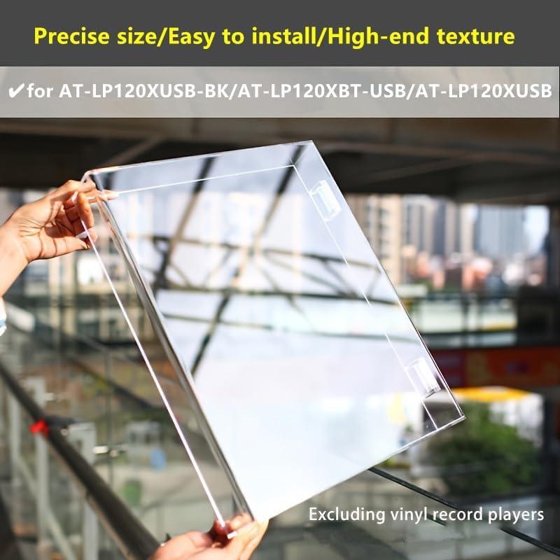 Cubierta de Polvo para Tocadiscos YJNBEST AT-LP120XUSB-BK