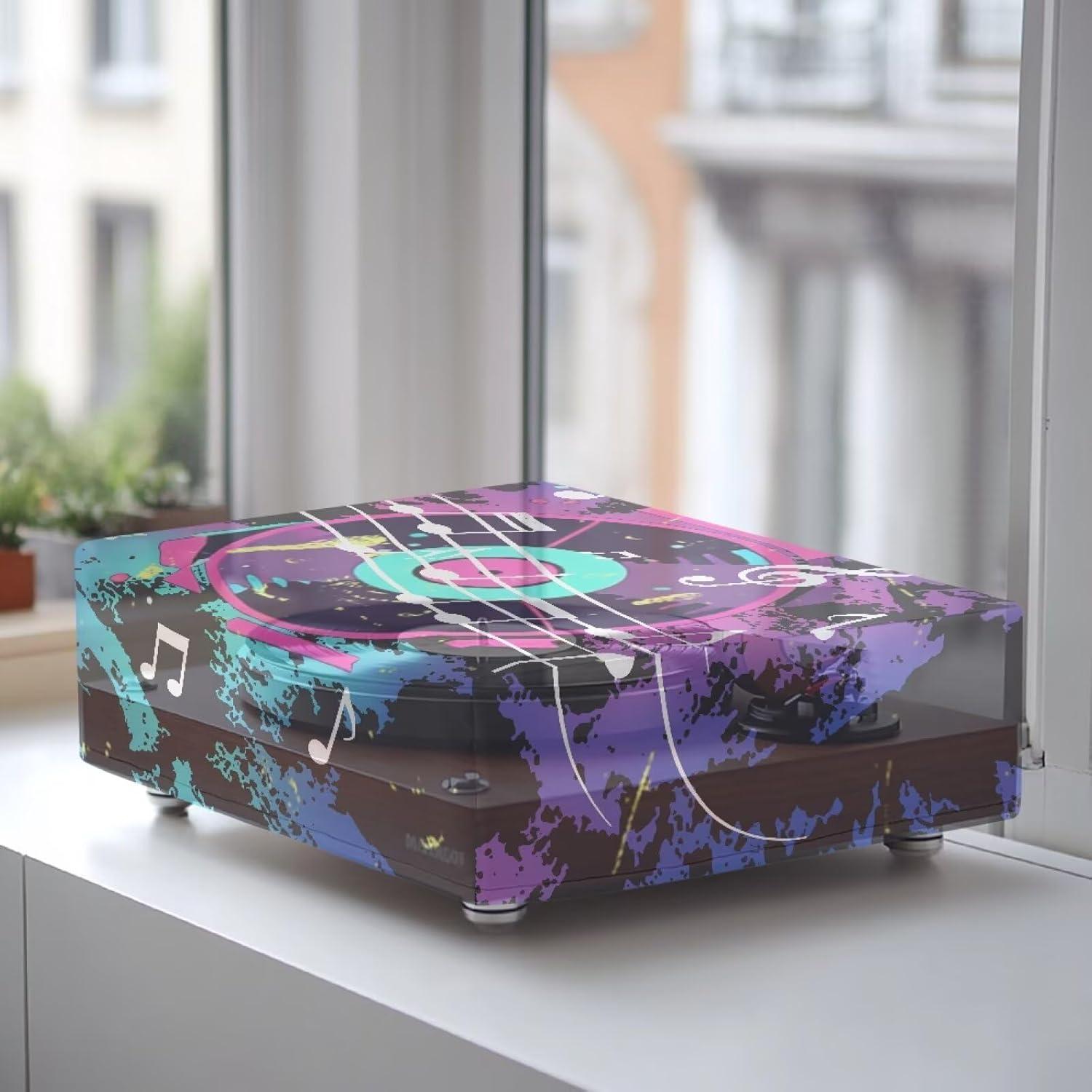 Cubierta de Polvo para Tocadiscos Qehuruxo - Impermeable y Duradera