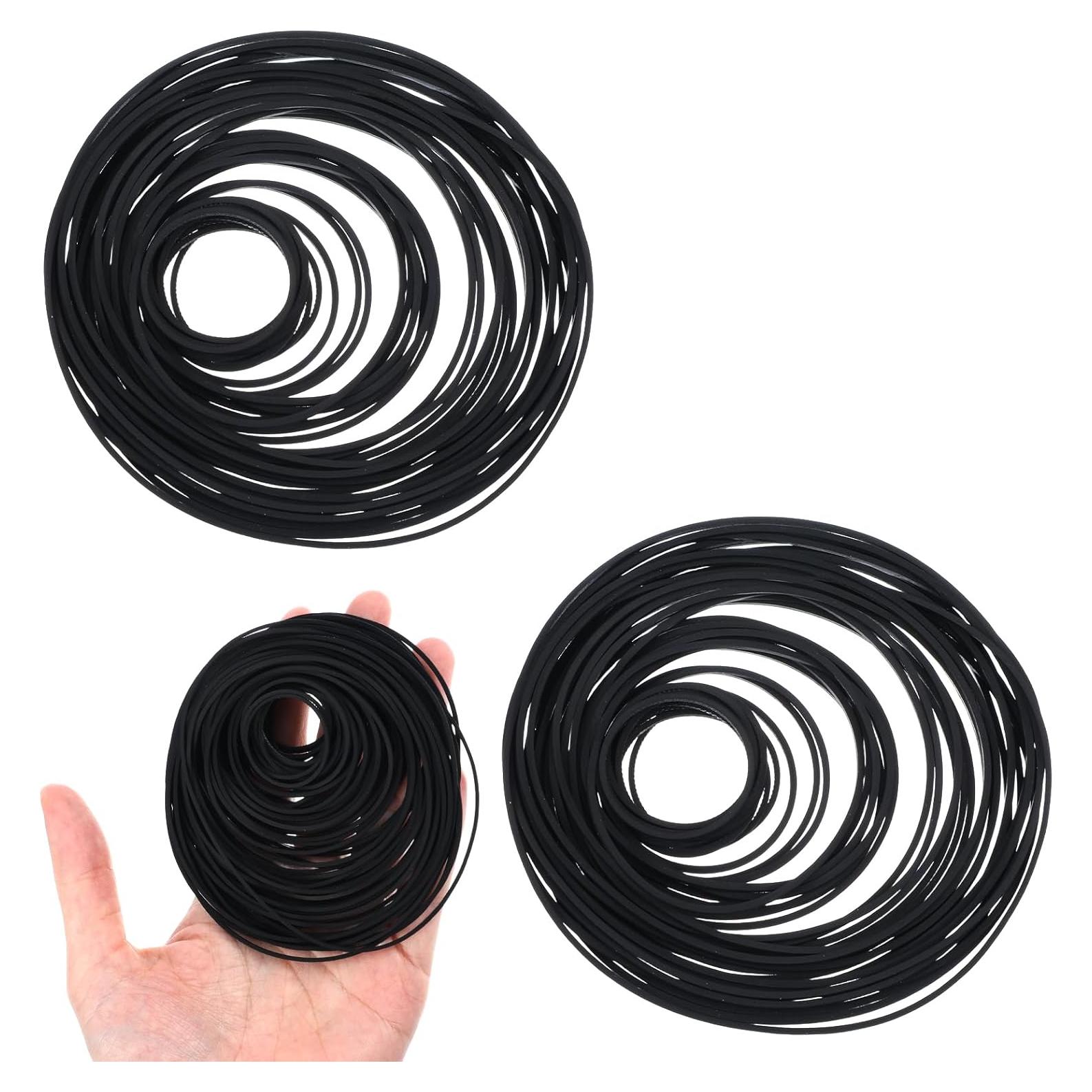 150 Correas de Casete Classicseali 20-120mm Caucho 1mm