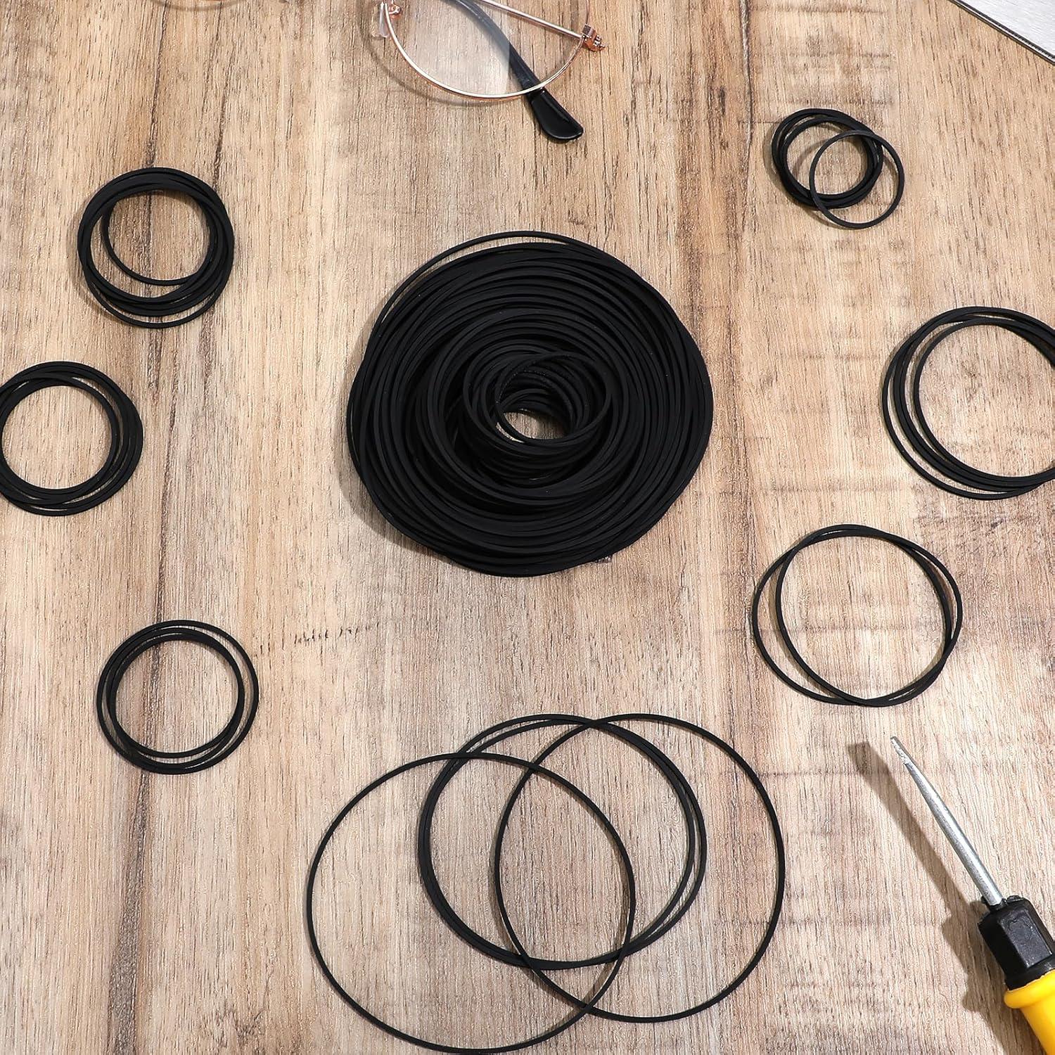 150 Correas de Casete Classicseali 20-120mm Caucho 1mm