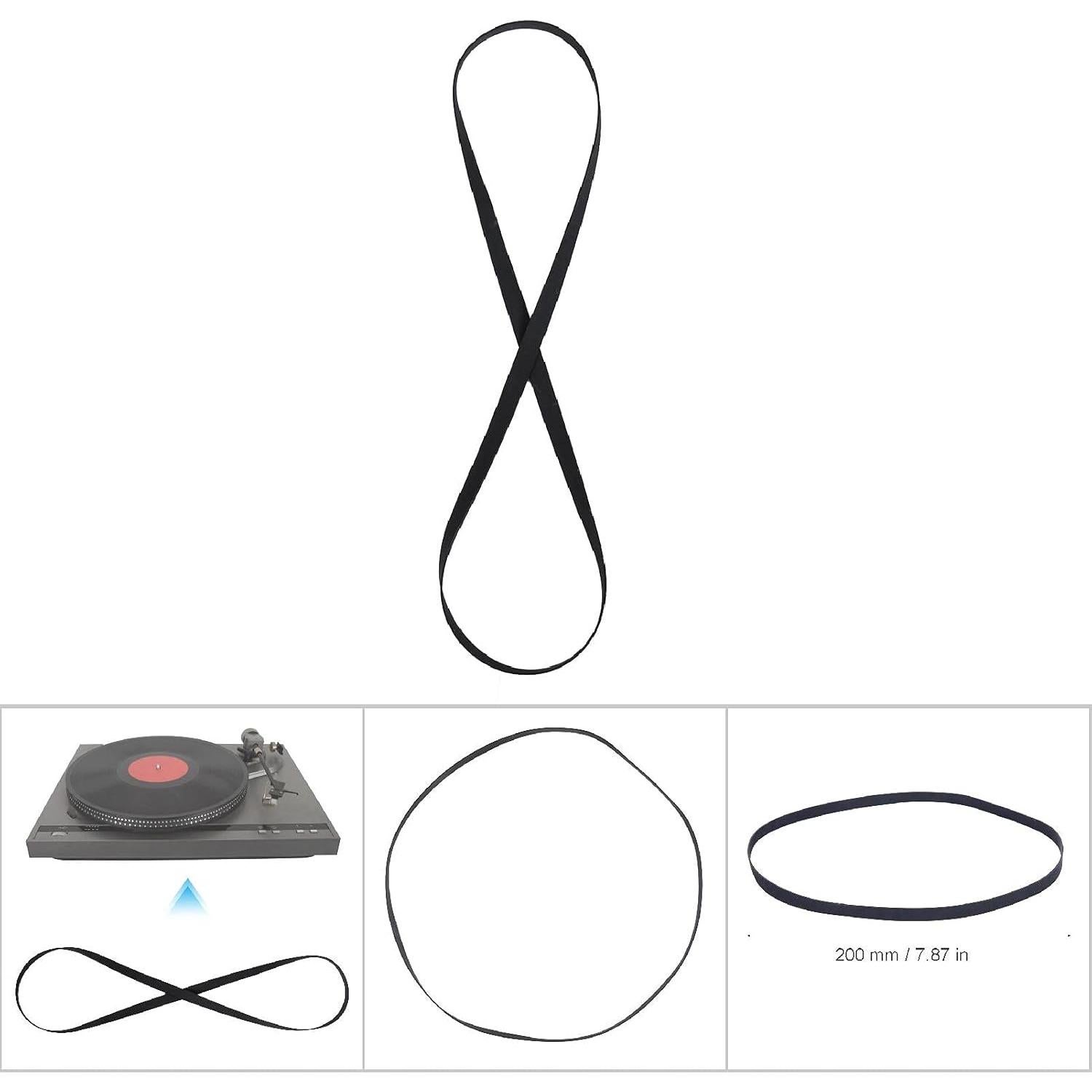 Cinta de Reemplazo para Tocadiscos LiebeWH 40cm Goma Duradera