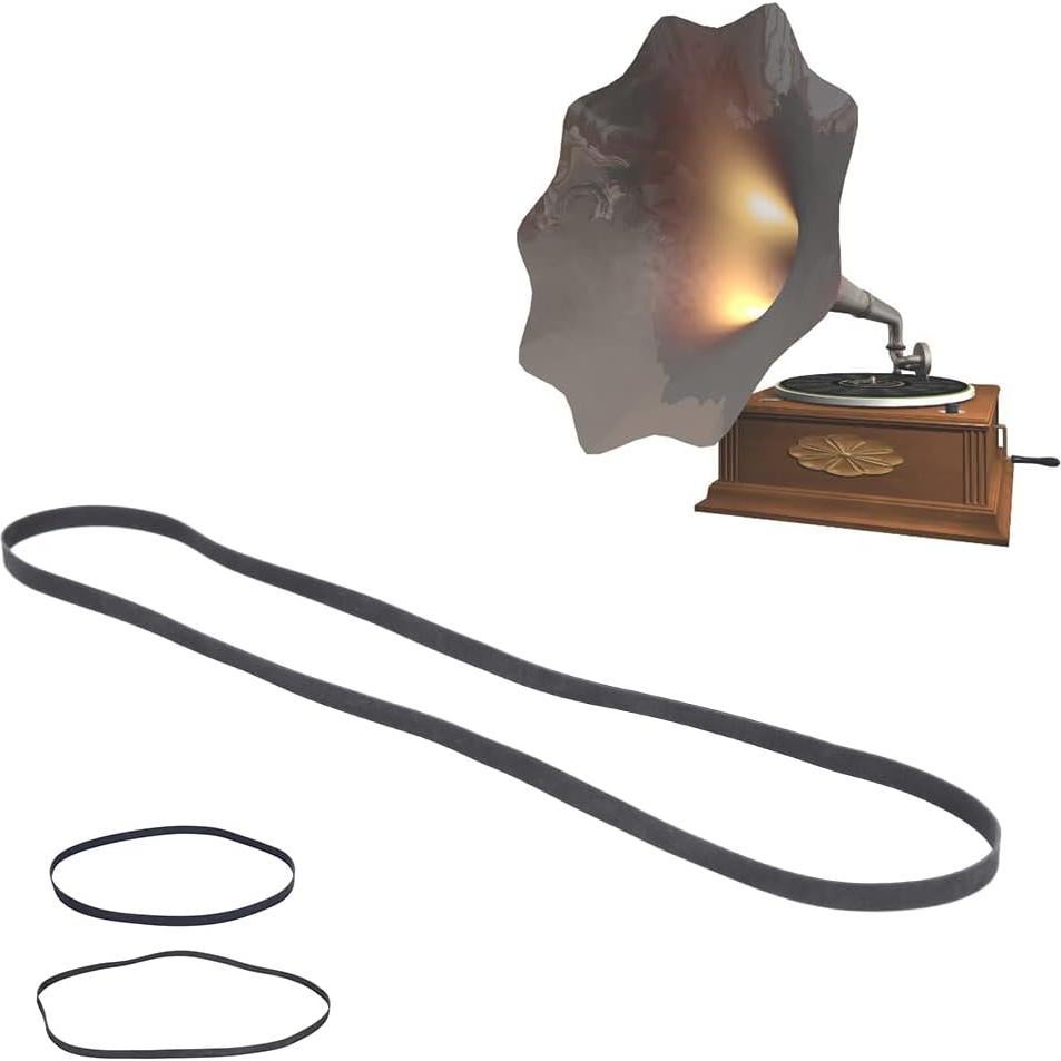 Cinta de Reemplazo para Tocadiscos LiebeWH 40cm Goma Duradera