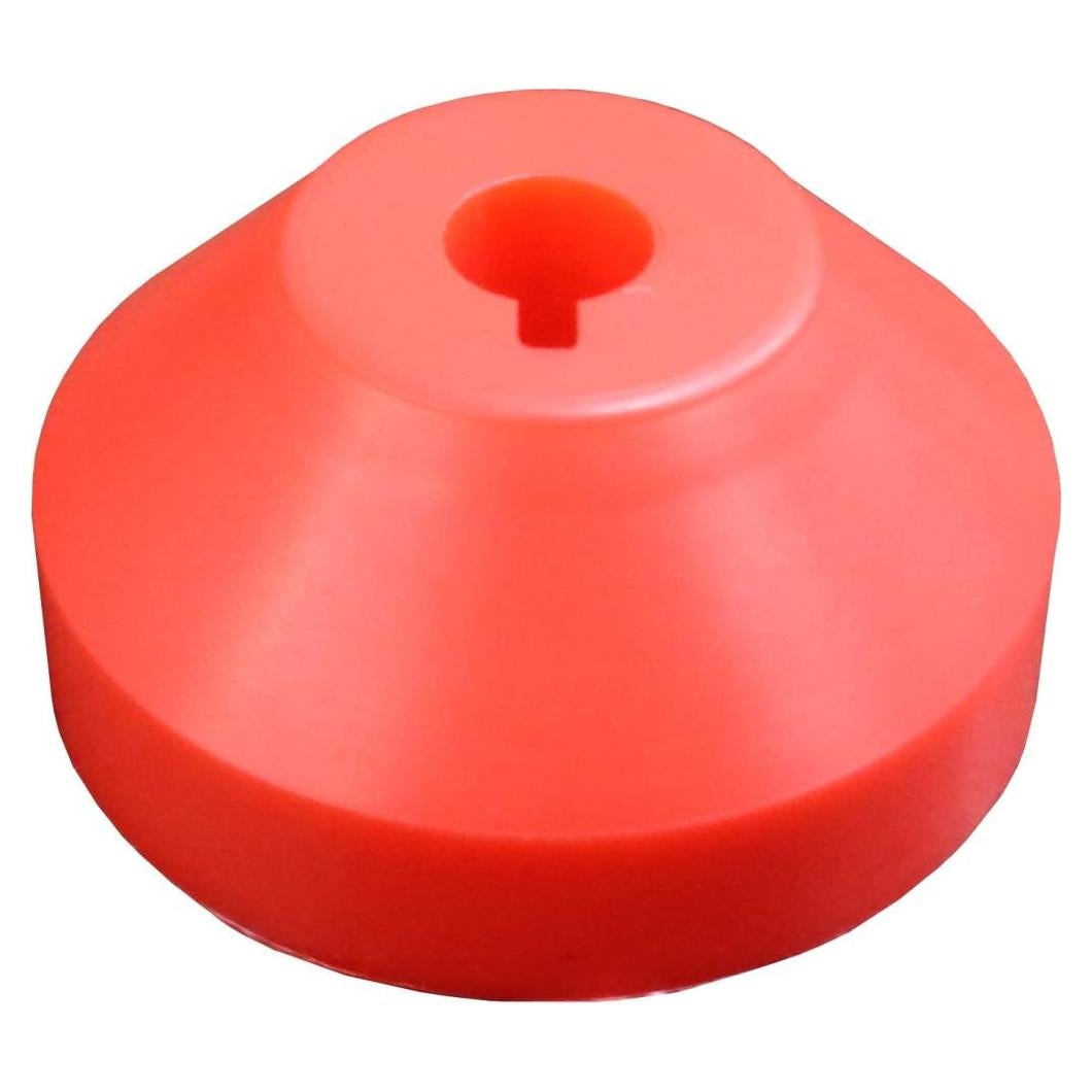Adaptadores de Vinilo 7" Rojo para Tocadiscos 45 RPM - 1 Paquete
