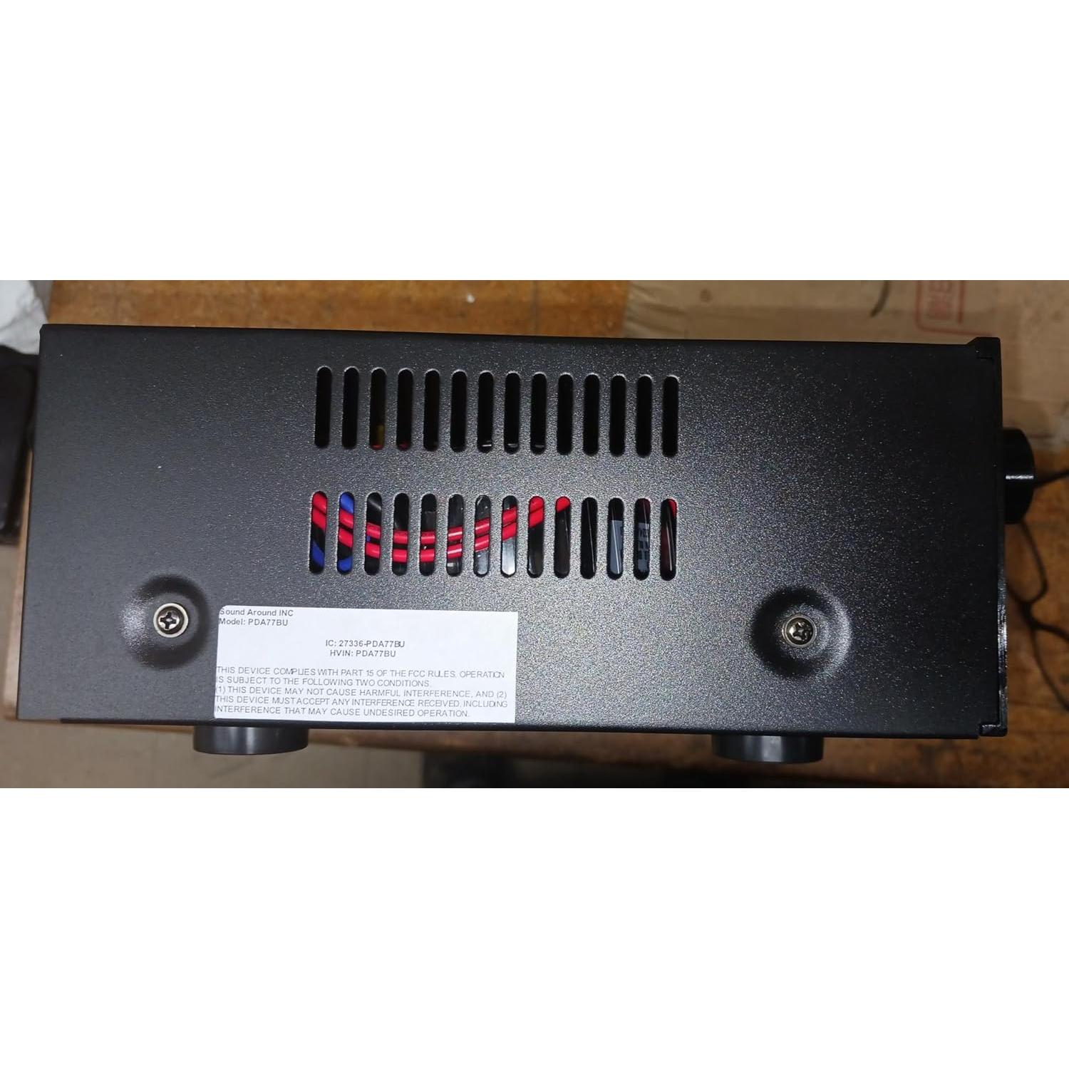 Amplificador Estéreo Bluetooth Pyle PDA77BU 800W 4 Canales