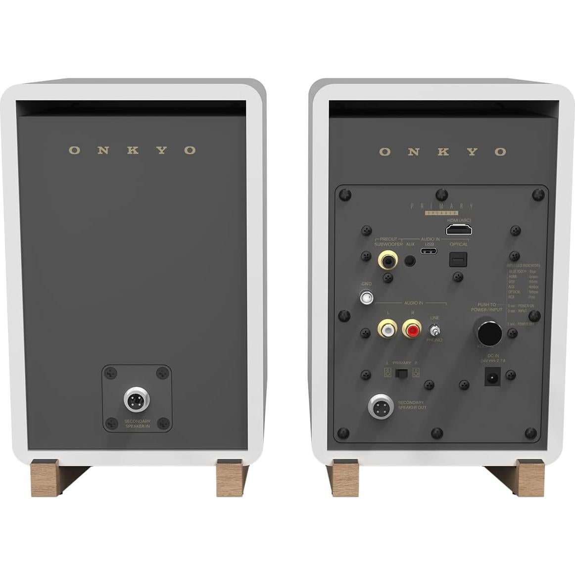 Altavoces Alimentados Onkyo Creator GX-30ARC, Bluetooth 5.3, 4"