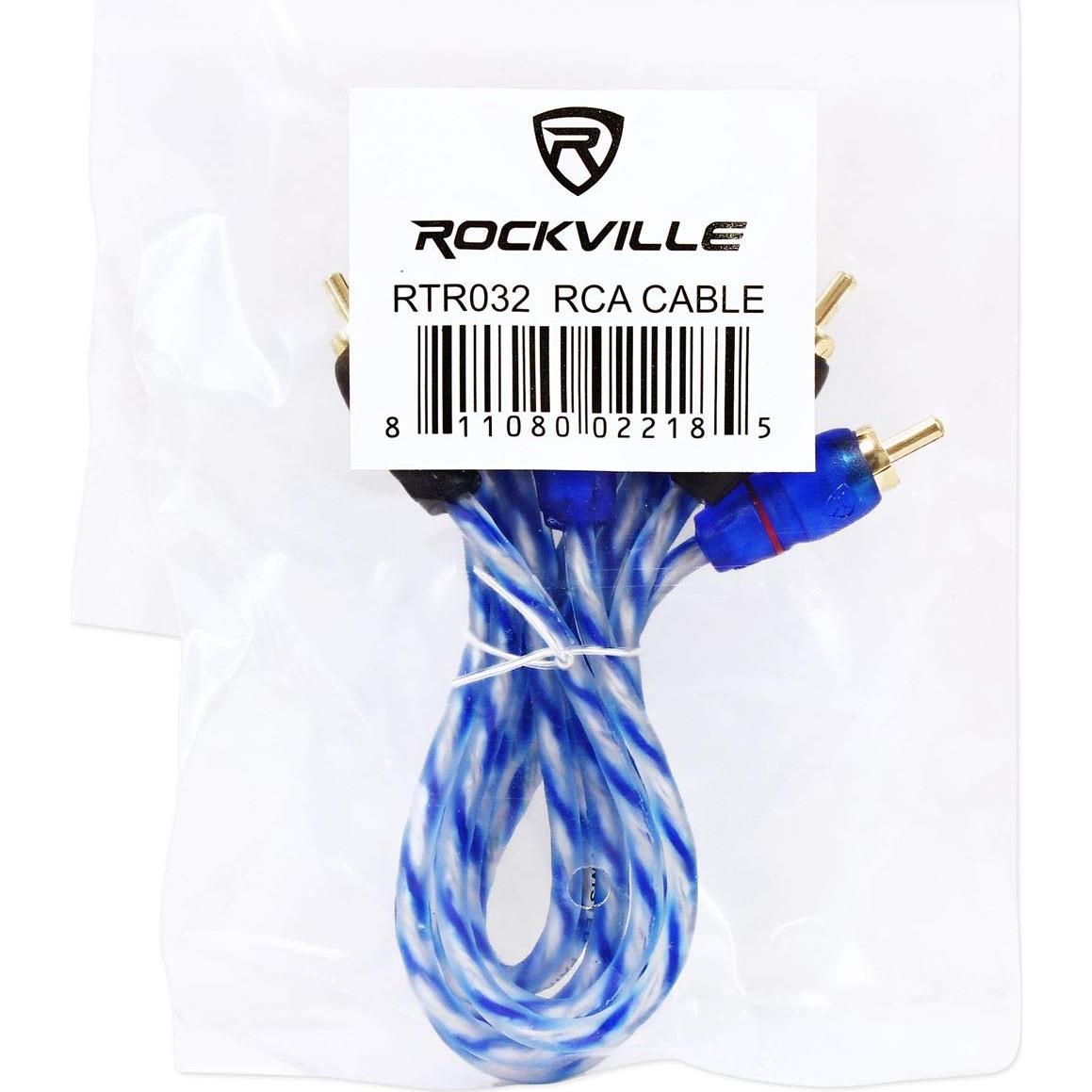 Cable RCA Rockville RTR032 0.91m 2 Canales Cobre 100% Antirruido