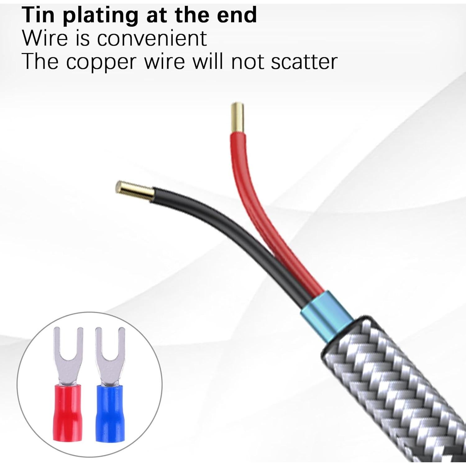Adaptador RCA Macho a Macho JOLGOO 2 Metros Alta Calidad Sonido