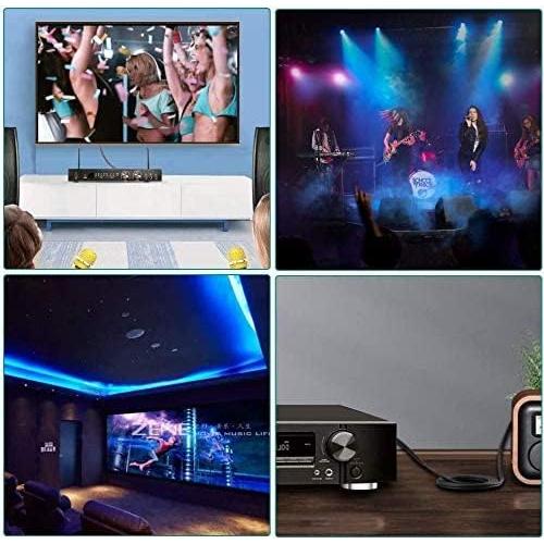 Cable RCA Macho a Macho 4.5m Intotal Ángulo Recto Chapado Oro