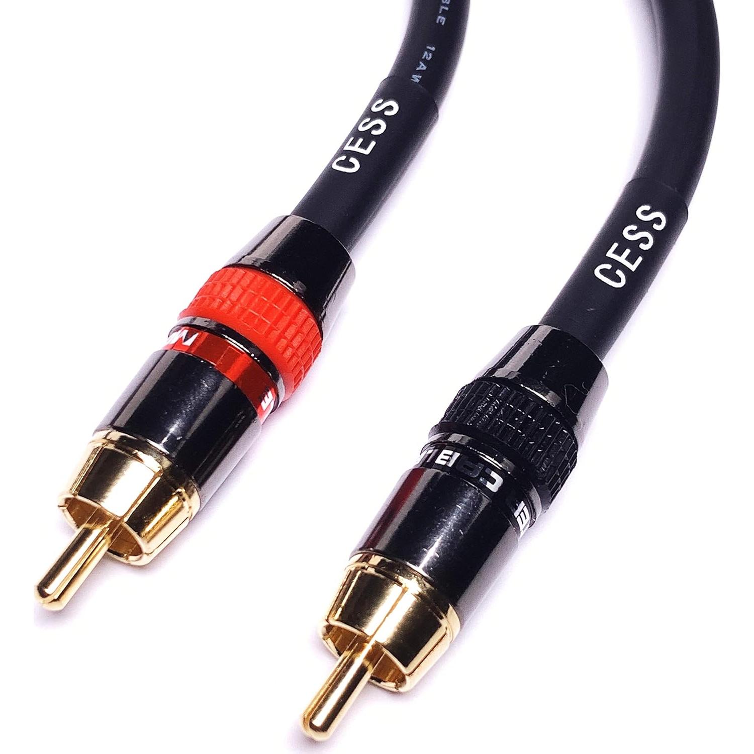 Cable de Parche RCA CNCESS S163-8i 0.4m Bajo Ruido