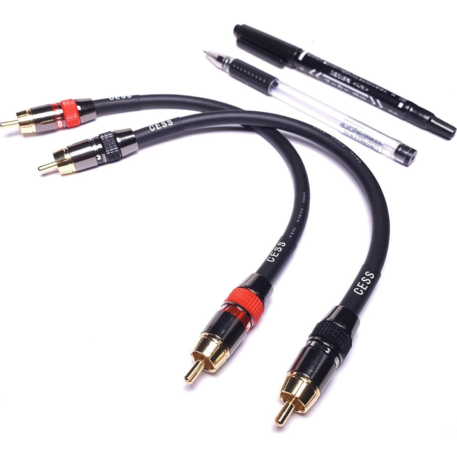 Cable de Parche RCA CNCESS S163-8i 0.4m Bajo Ruido